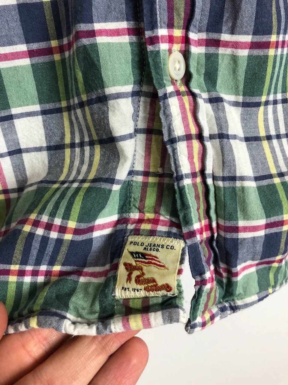 Polo Ralph Lauren Polo Jeans Company Ralph Lauren Check Shirt size XL Size US XL / EU 56 / 4 - 8 Thumbnail