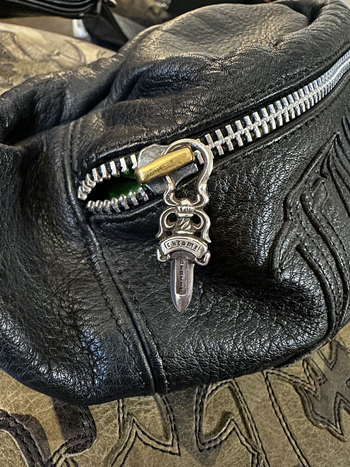 Chrome Hearts CHROME HEARTS FUCK PATCH SNAT SIDE BAG Size ONE SIZE - 4 Thumbnail
