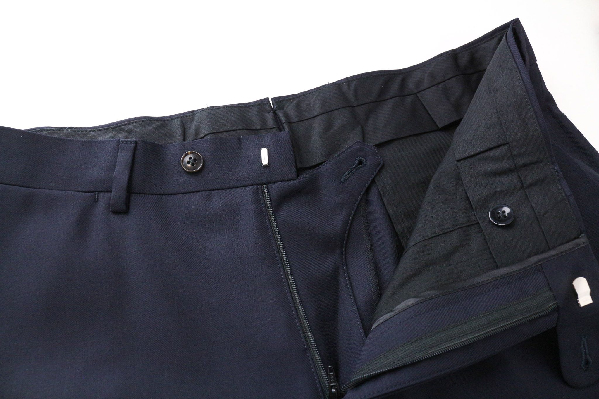 Suitsupply FERRARA UK40S Navy Wool Slim Suit 75038 Size 40S - 12 Thumbnail