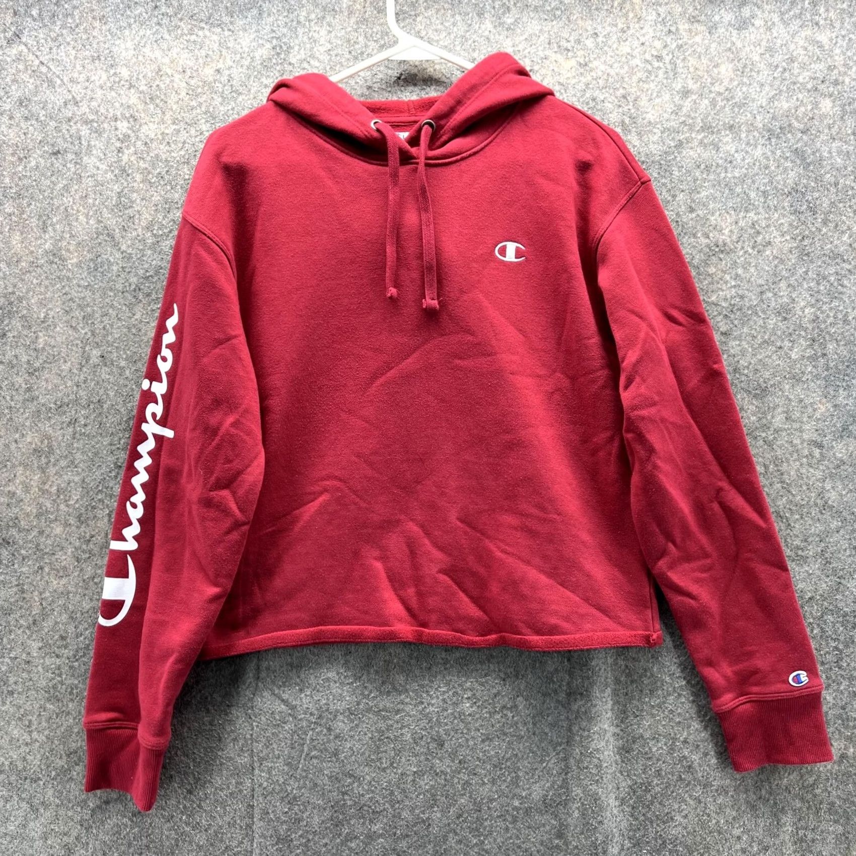 Champion Champion Sweater Women Medium Hoodie Pullover Red Vintage No Size M / US 6-8 / IT 42-44 - 2 Thumbnail
