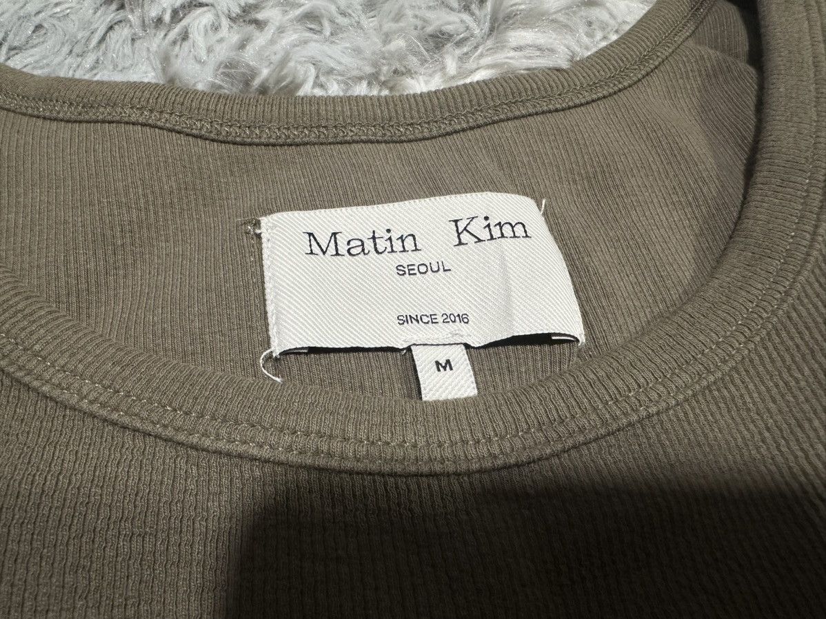 Matin Kim 🔥Y2K Vibe Matin Kim Logo Applique Ribbed Tank Top Size US M / EU 48-50 / 2 - 7 Thumbnail