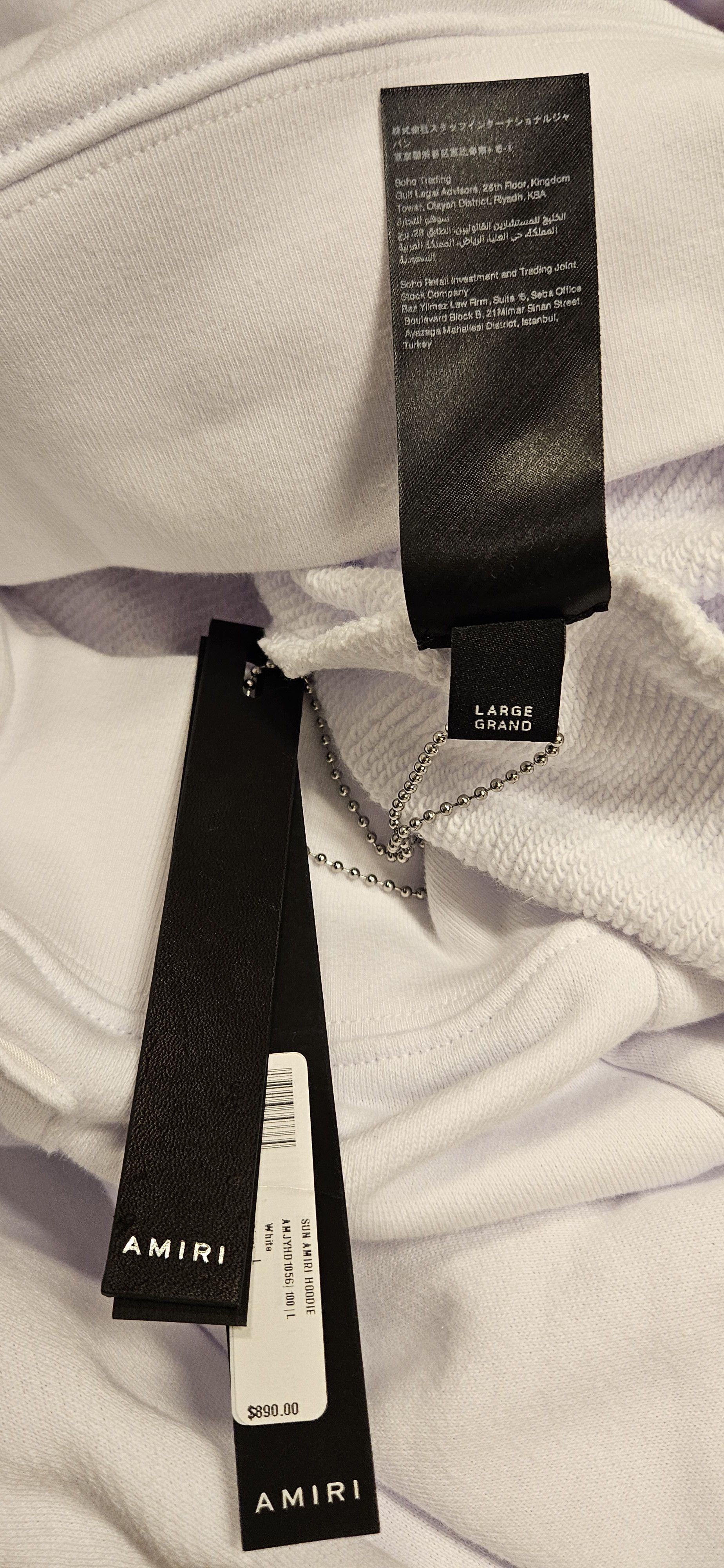 Amiri Sun Amiri Logo Hoodie Size US L / EU 52-54 / 3 - 10 Thumbnail