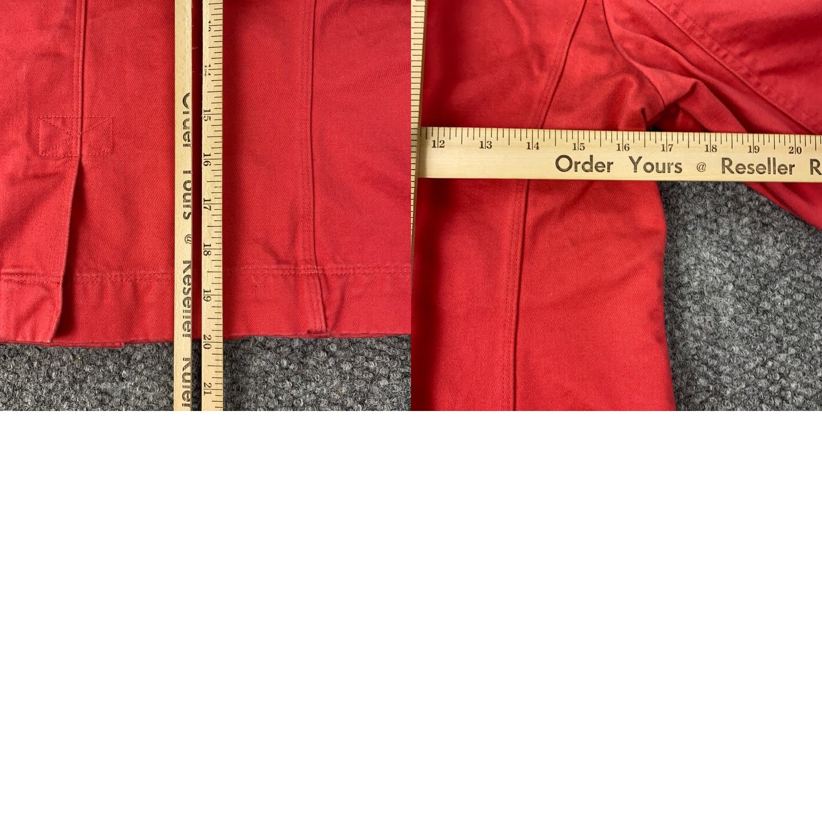 Vintage LL Bean Womens Jacket XS Petite Red Button Casual Size XS / US 0-2 / IT 36-38 - 8 Thumbnail