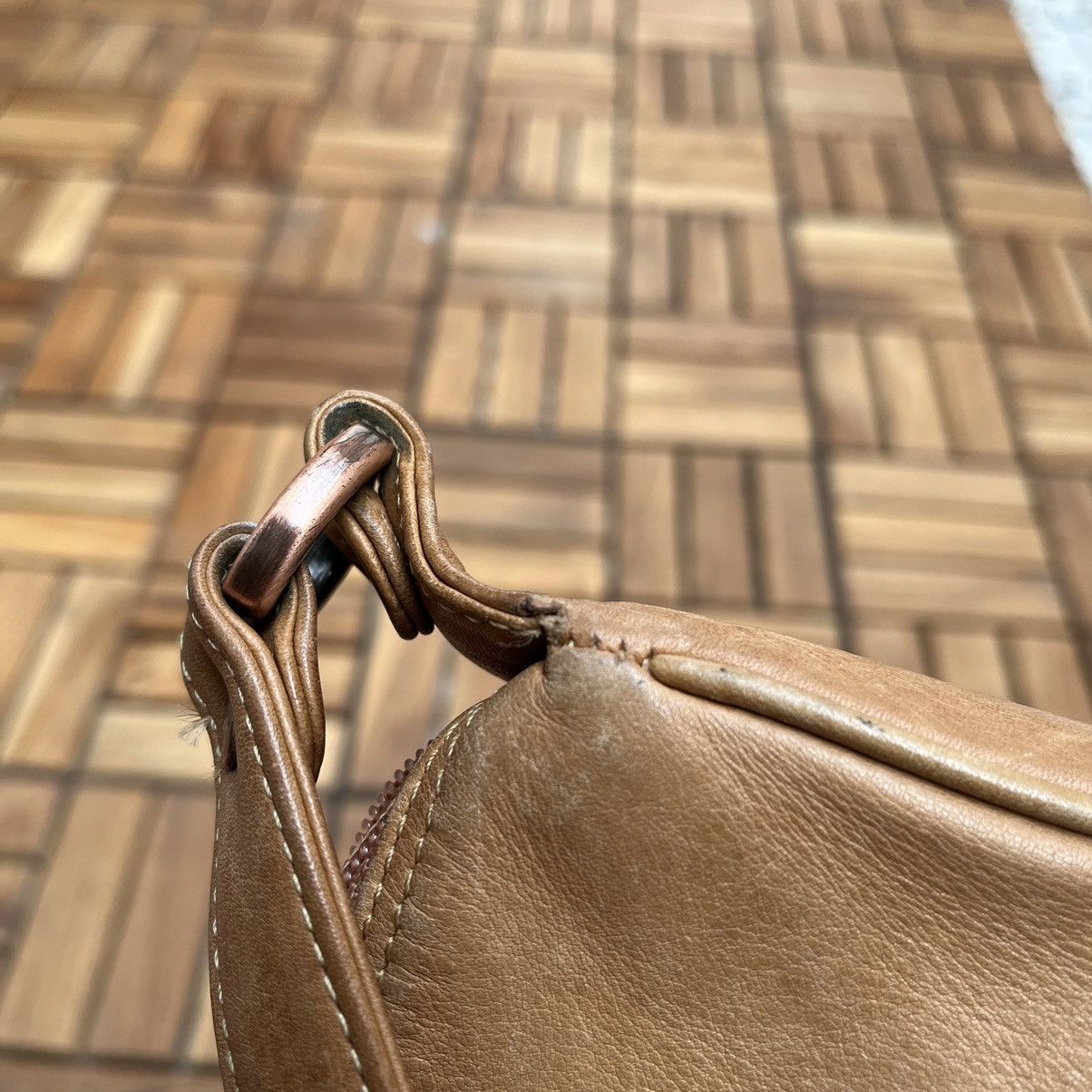 Leather × Y's × Yohji Yamamoto Leather Bag Yohji Yamamoto SACSNY Y'Saccs Vintage Hand Bags Size ONE SIZE - 16 Thumbnail