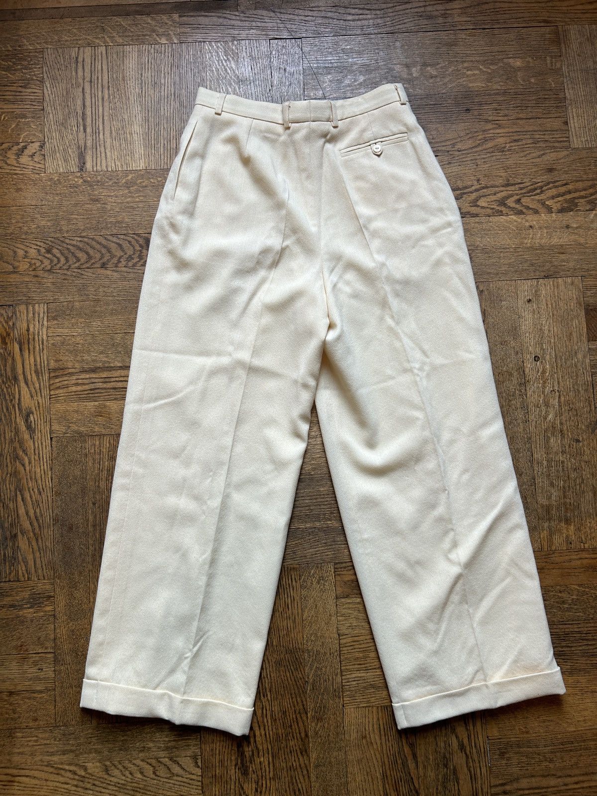 John Galliano FW99 Tailored Wool Trousers Size US 29 - 6 Thumbnail