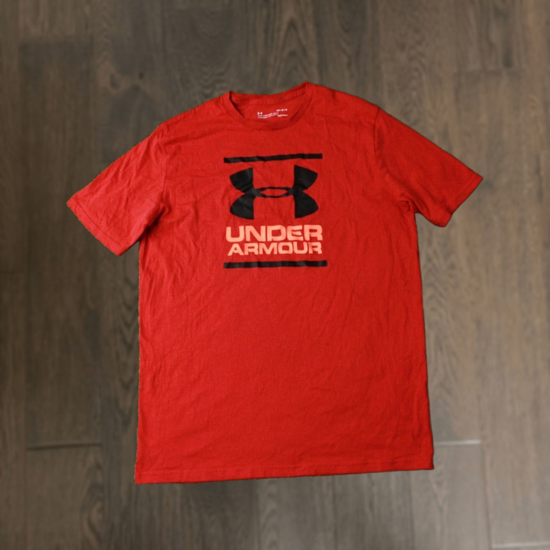 Under Armour Under Armour HeatGear Shirt Mens T-Shirt Jersey Red 2018 Medium Cotton Polyester CrossFit Short Sleeve Crew Neck Community Size US M / EU 48-50 / 2 - 1 Thumbnail