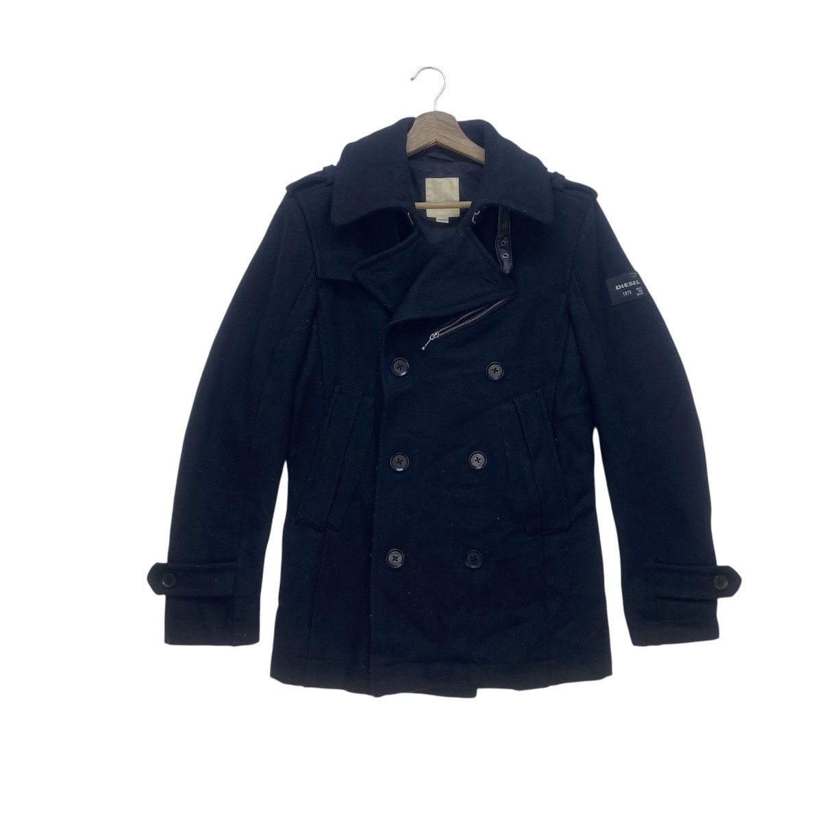 Diesel Diesel Only The Brave Double Breasted Wool Heavy Coat Size US XS / EU 42 / 0 - 2 Thumbnail