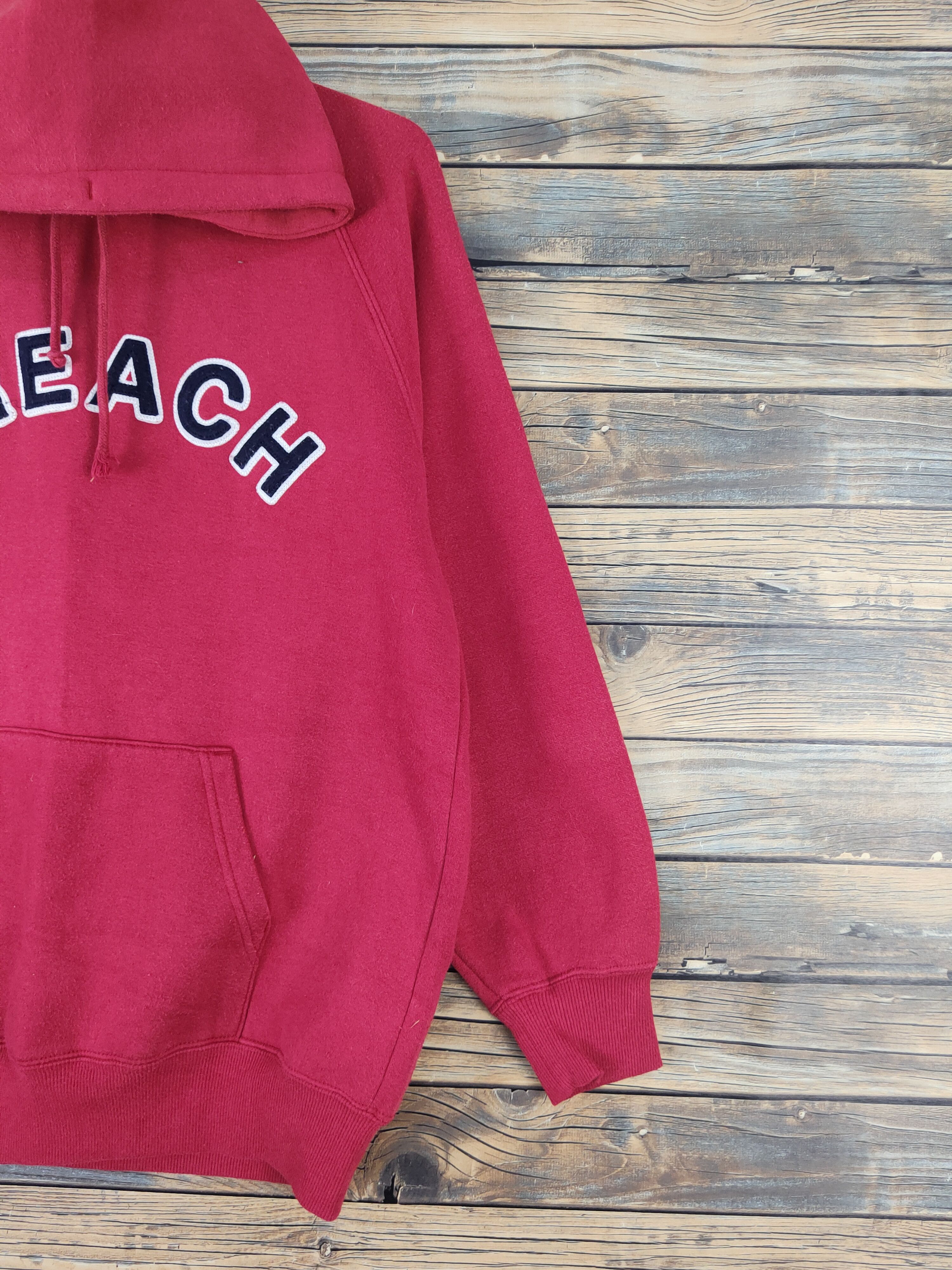 Japanese Brand Modern Label Red Hoodie Sweatshirts #W1291 Size US M / EU 48-50 / 2 - 5 Thumbnail