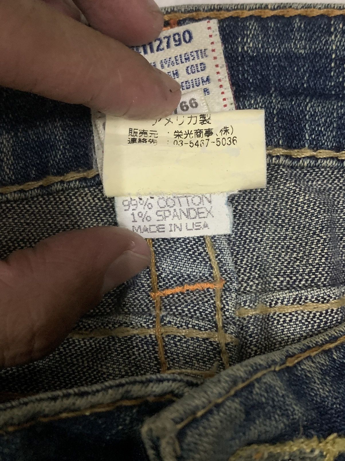 True Religion × Vintage 🔥Flare🔥 Vintage 90s True Religion Distress Bootcut Jeans Size US 34 / EU 50 - 18 Thumbnail