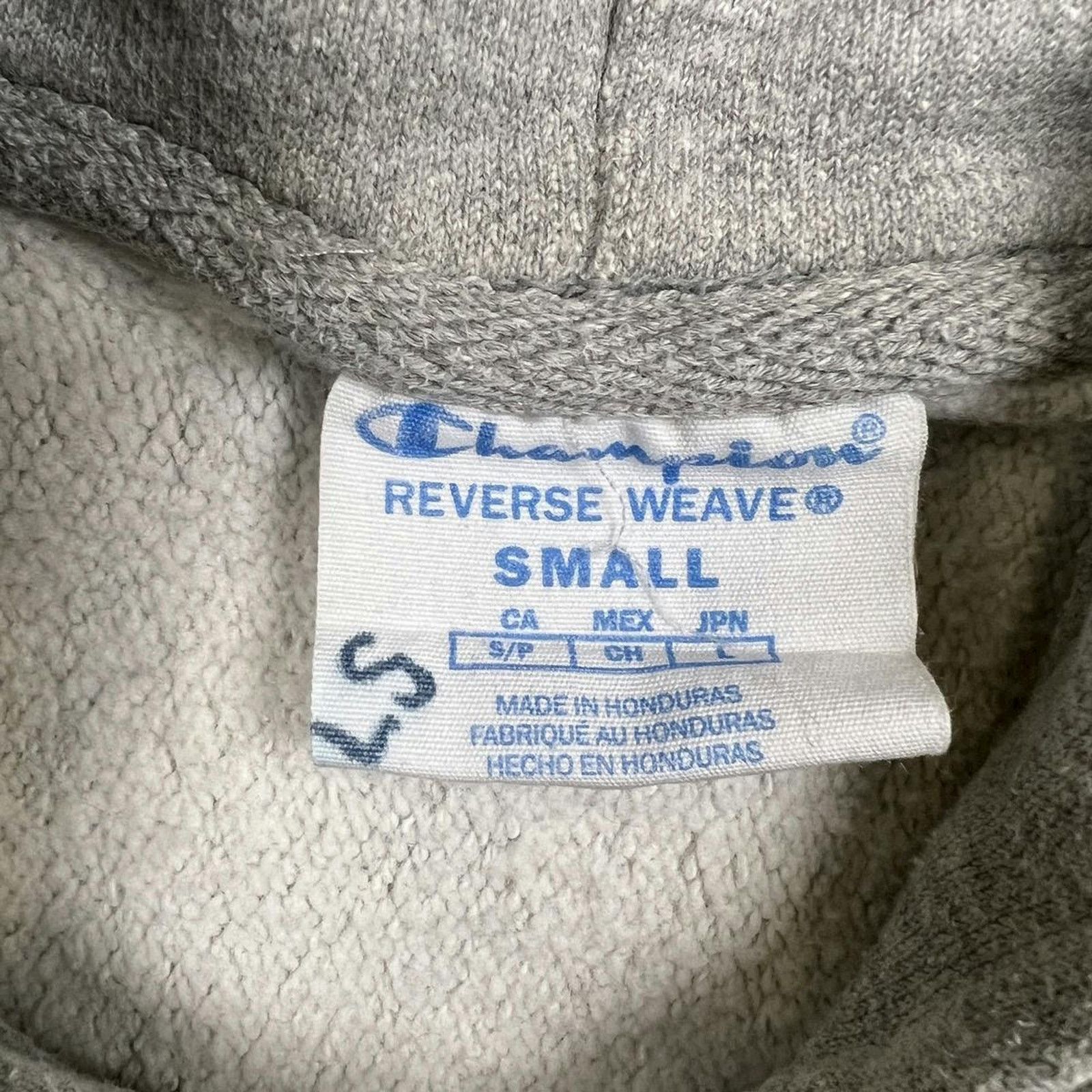 Champion × Vintage Champion Hoodie Small Reverse Weave Pullover Hood Sweatshirt Size S / US 4 / IT 40 - 7 Thumbnail