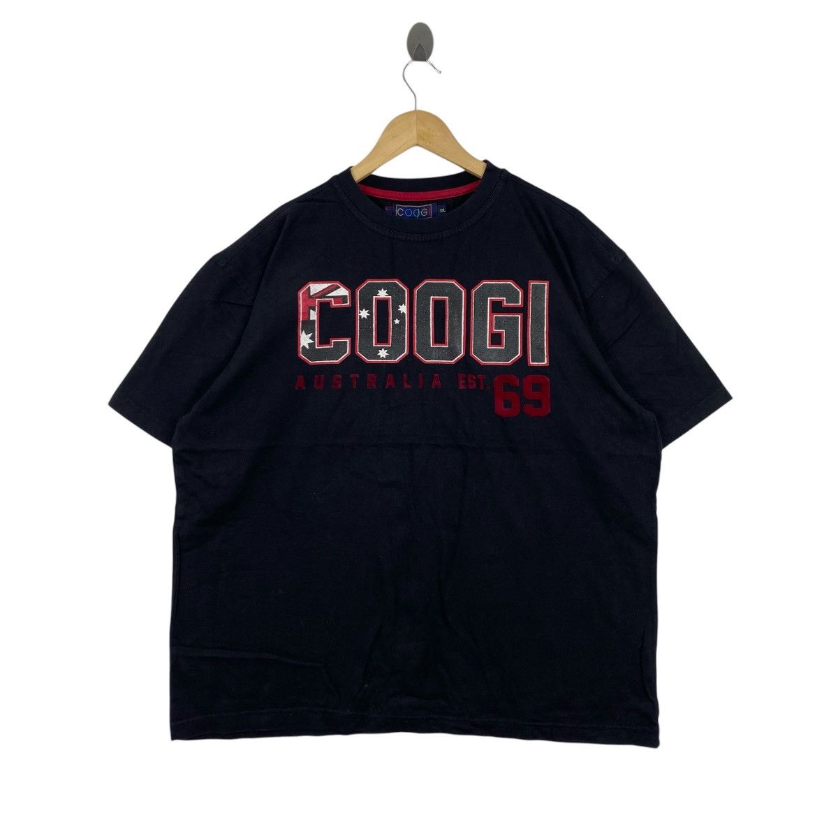 Coogi Vintage COOGI Australia Embroidered Logo T-Shirt XXL Black Size US XXL / EU 58 / 5 - 1 Thumbnail