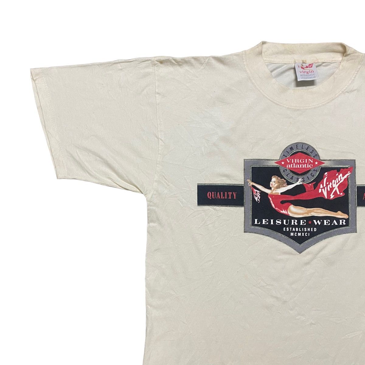 Vintage Vintage Virgin Atlantic Shirt Size US L / EU 52-54 / 3 - 5 Thumbnail