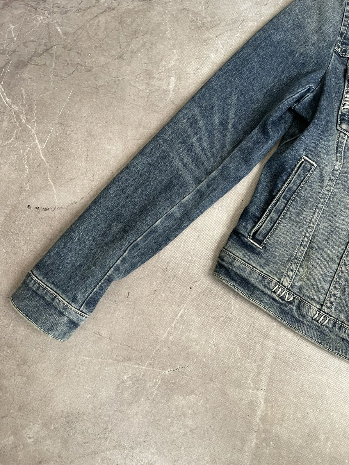 Tornado Mart Miss me Denim Jacket Blue affliction style trucker jacket Size US M / EU 48-50 / 2 - 6 Thumbnail
