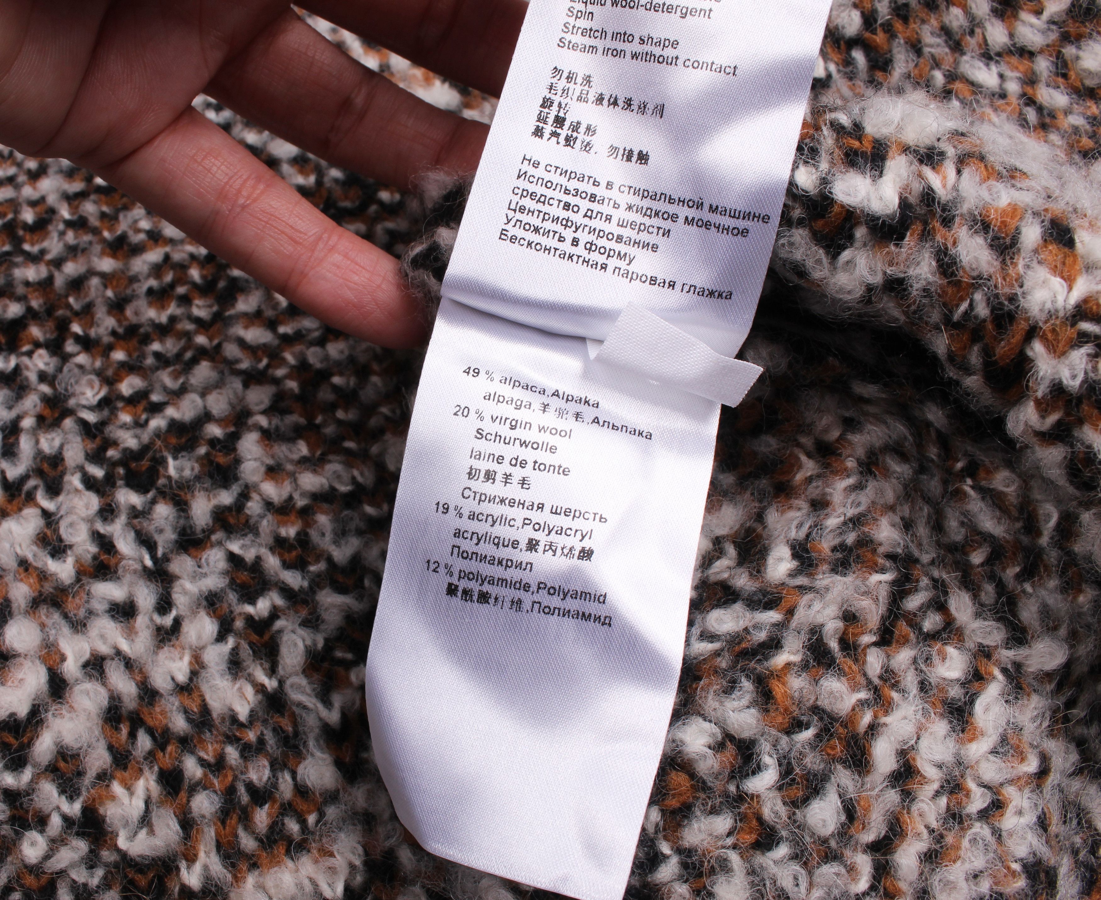 Other Marc Cain Alpaca Wool Blend Warm Poncho Open Coat Size M / US 6-8 / IT 42-44 - 9 Thumbnail