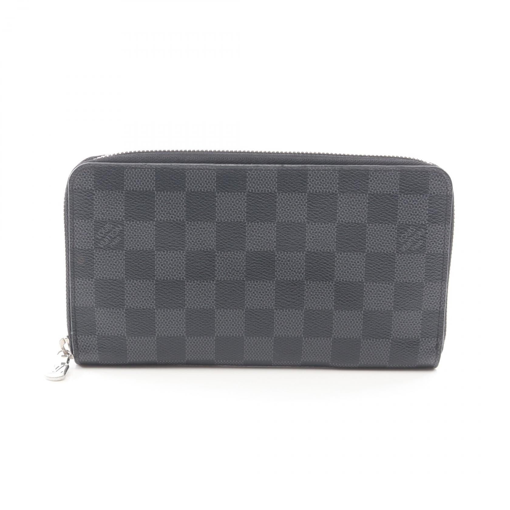 Louis Vuitton Louis Vuitton Louis Vuitton Zippy Organizer NM Damier Graphite Long Wallet Textile Long Wallet N60111 DUTY FREE for USA Size ONE SIZE - 1 Thumbnail