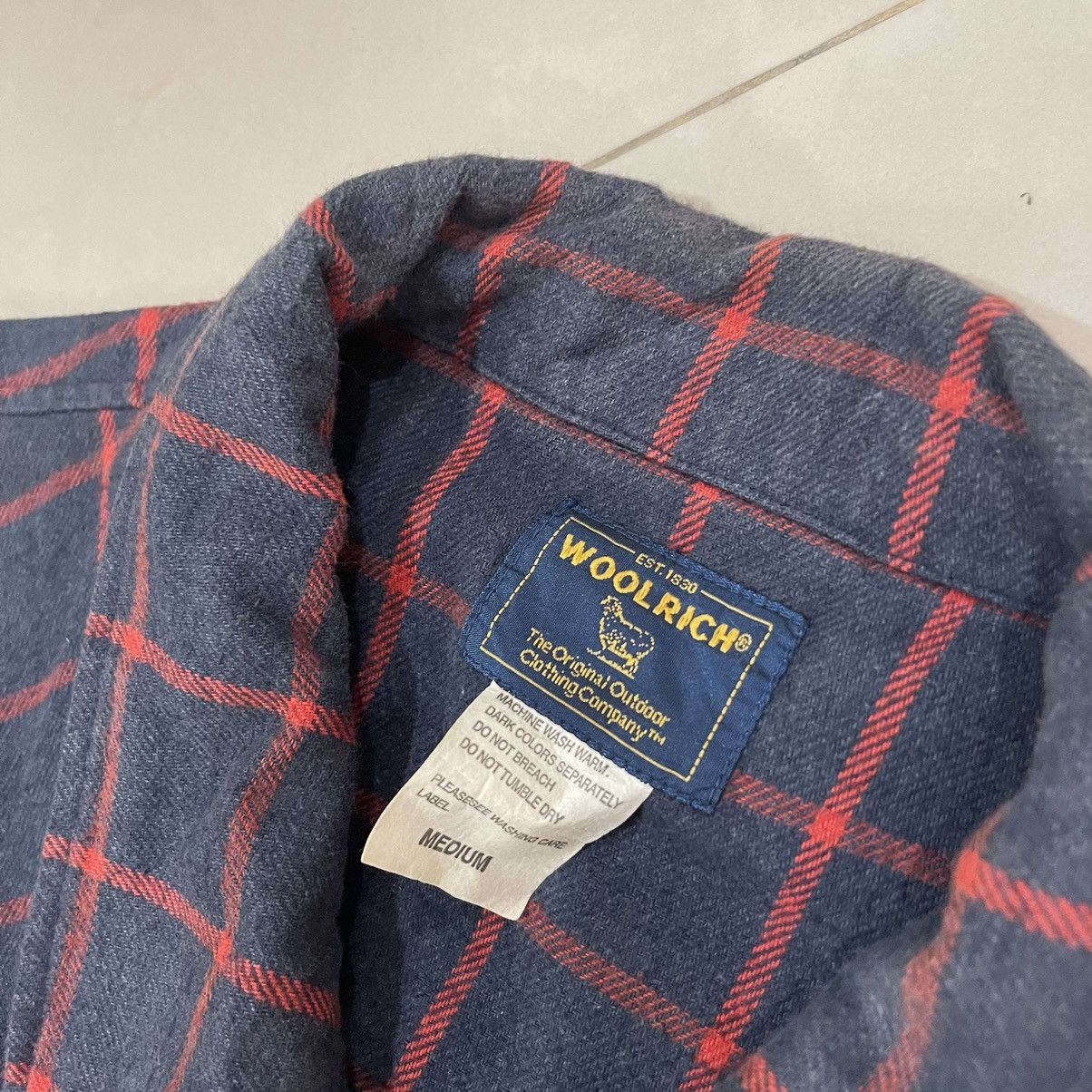 Vintage × Woolrich Woolen Mills Vintage 90s Woolrich Plaids Zipper Jacket Size US M / EU 48-50 / 2 - 9 Thumbnail