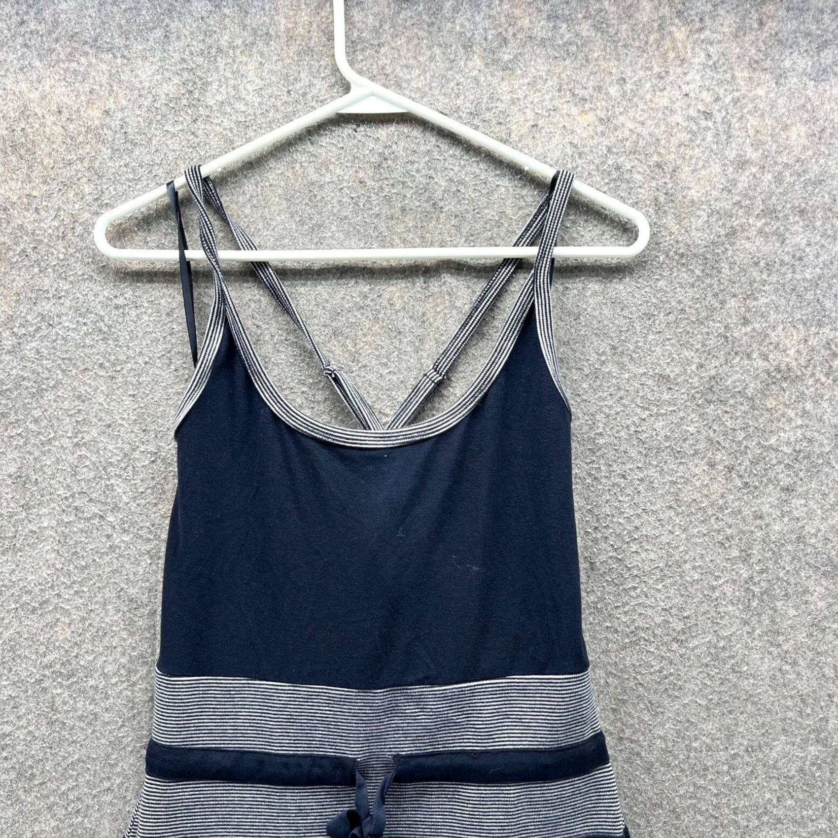 Converse Converse Tank Dress Women Medium Blue Navy Sleeveless Casual Polyester A line Dress Length Knee Length Size M / US 6-8 / IT 42-44 - 3 Thumbnail