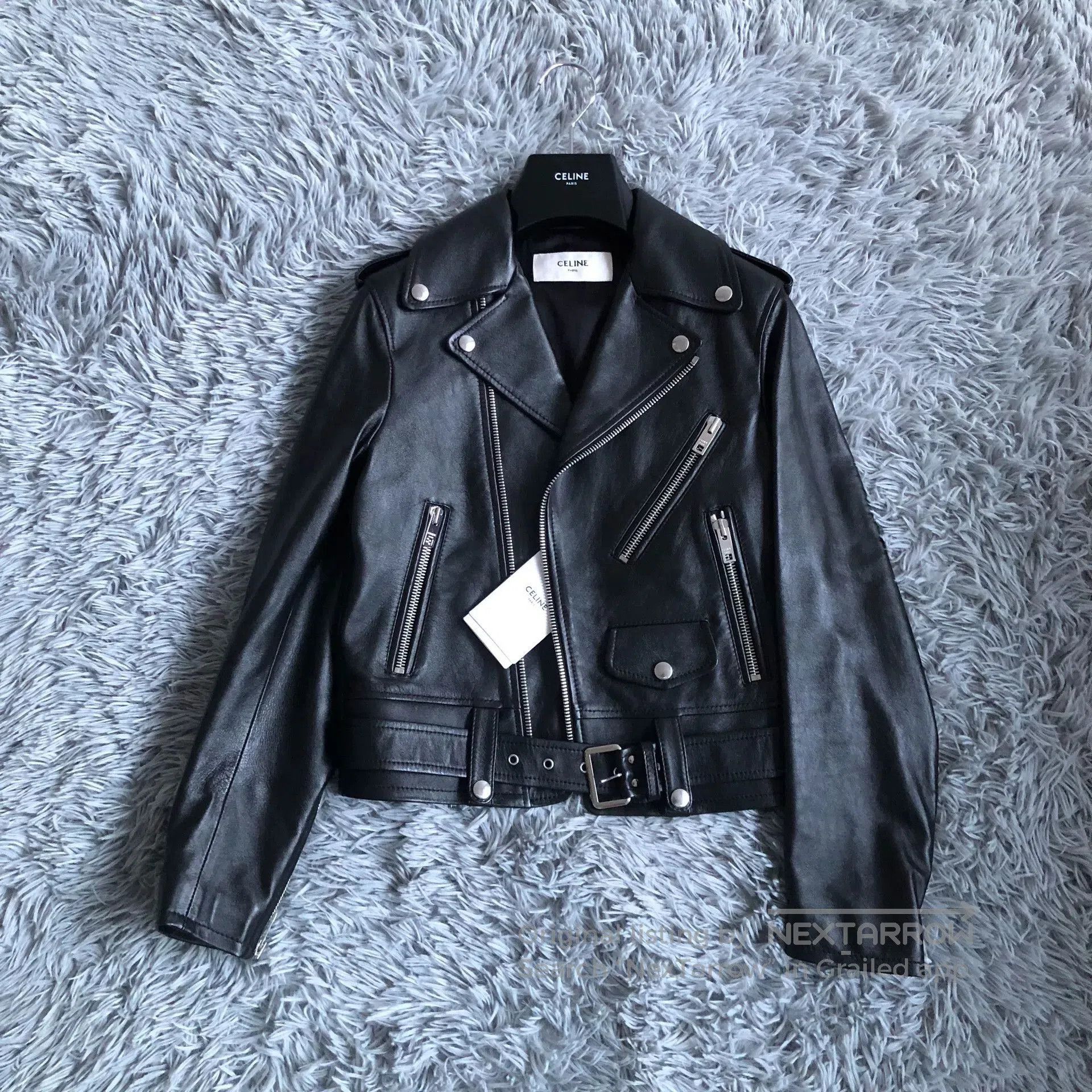 Celine Celine Motorcycle Leather Jacket. Size XS / US 0-2 / IT 36-38 - 1 Thumbnail