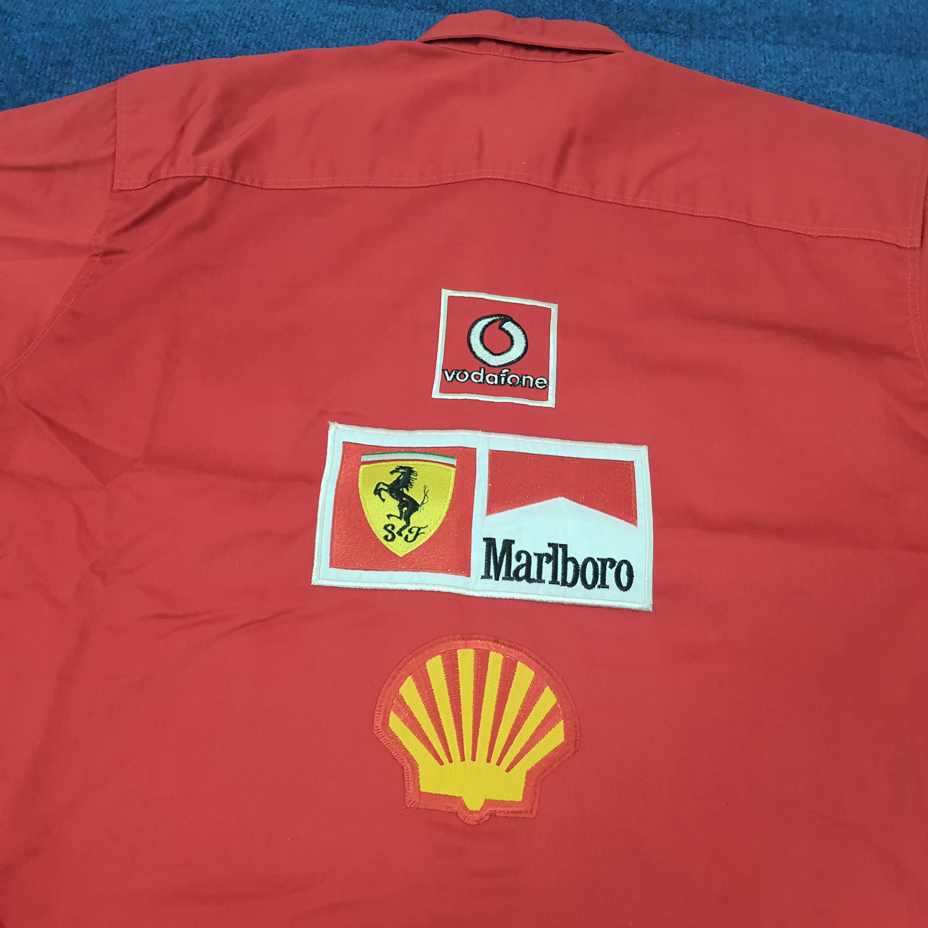 Ferrari Vintage Ferrari Marlboro Motorsports Button Up Shirt C259N13 Size US L / EU 52-54 / 3 - 4 Thumbnail