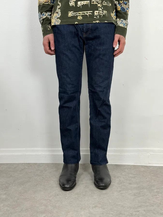 Prada 2000s Prada Navy Brut Denim Jeans Size US 30 / EU 46 - 2 Thumbnail
