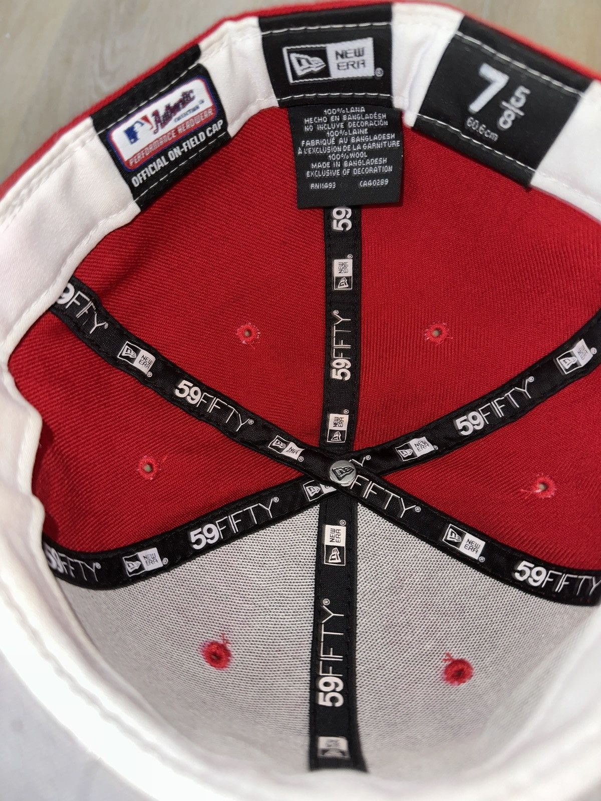 New Era Cincinnati Reds New Era Fitted Hat Size 7 5/8 Size ONE SIZE - 6 Thumbnail