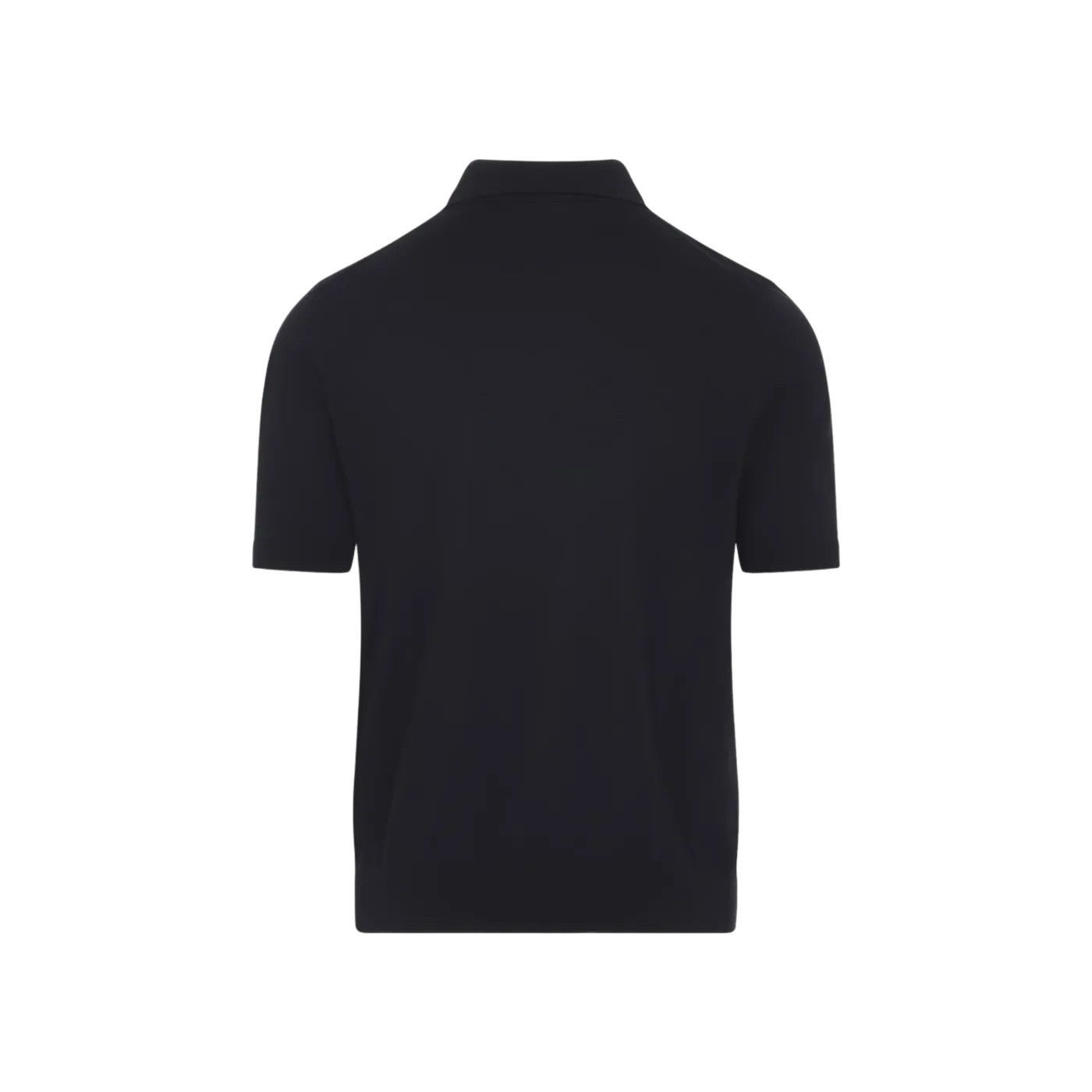 Prada PRADA Navy Wool Polo Shirt New & Authentic (Men's size:M;) Size US M / EU 48-50 / 2 - 2 Thumbnail