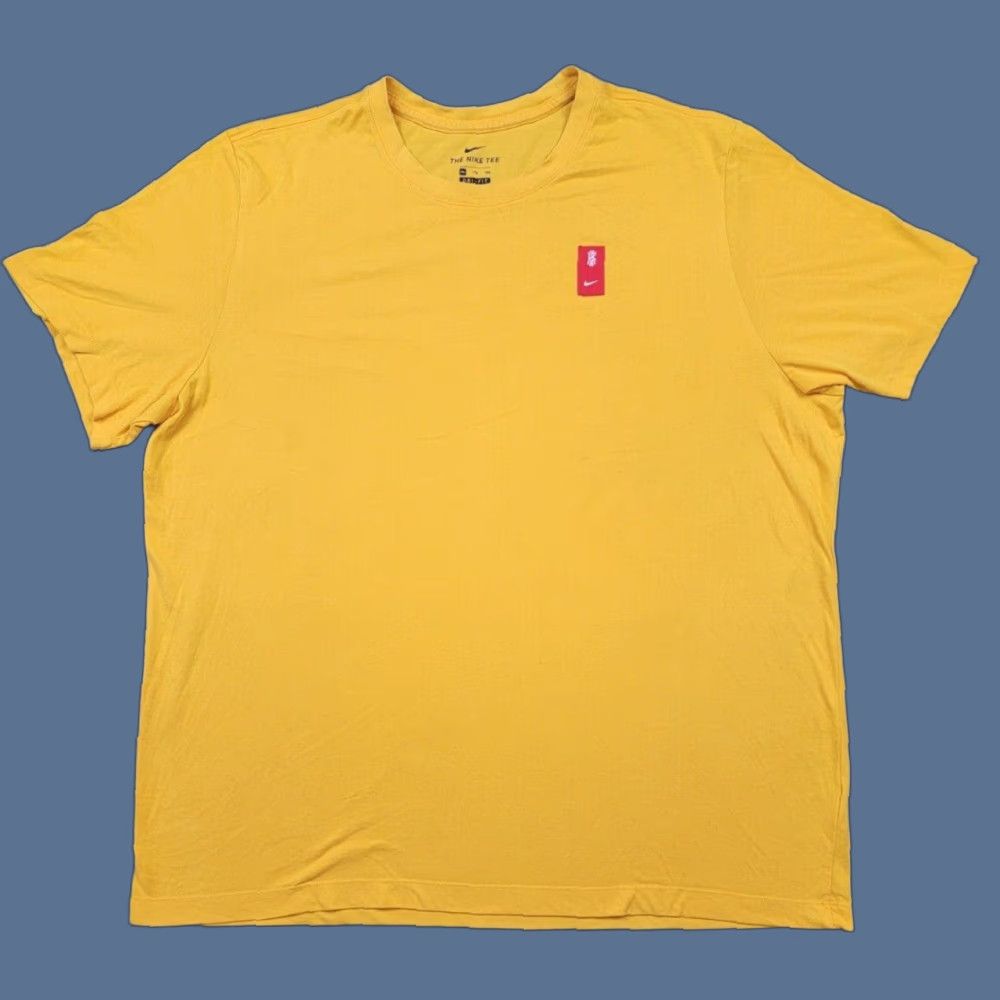 Nike Nike Dri-Fit Kyrie Irving Shirt Mens 2XL Yellow Graphic Tee Size US XXL / EU 58 / 5 - 1 Thumbnail