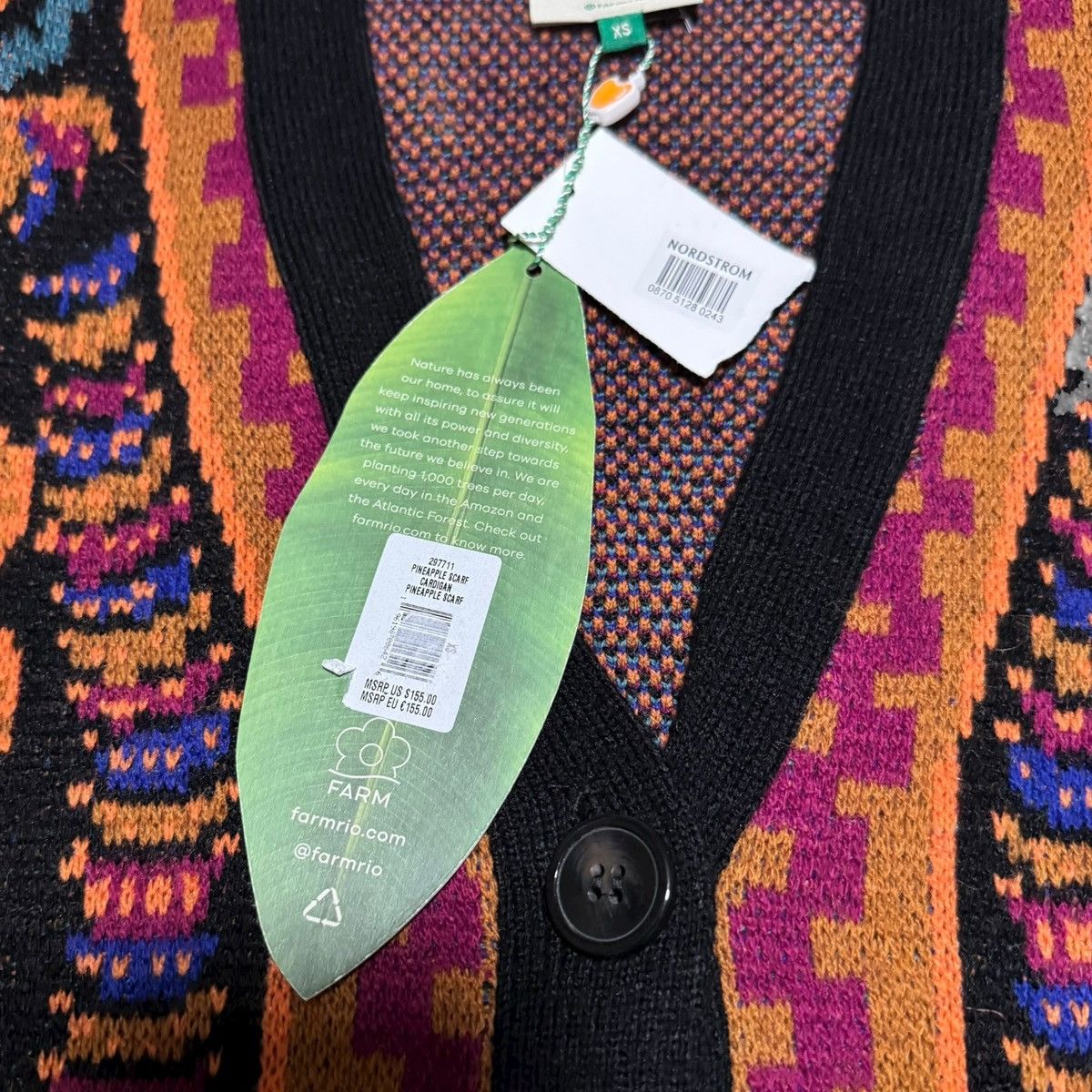 Farm Rio NWT Farm Rio Pineapple Scarf Cardigan Sweater Women's XS Size XS / US 0-2 / IT 36-38 - 5 Thumbnail