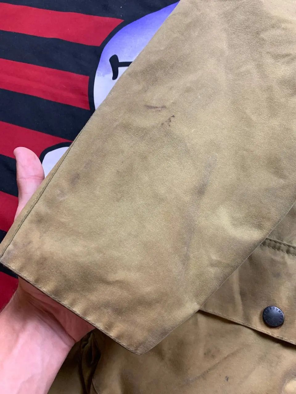 Barbour Barbour Beaufort Sporting waxed jacket in beige Size C48/122 Size US XL / EU 56 / 4 - 4 Thumbnail