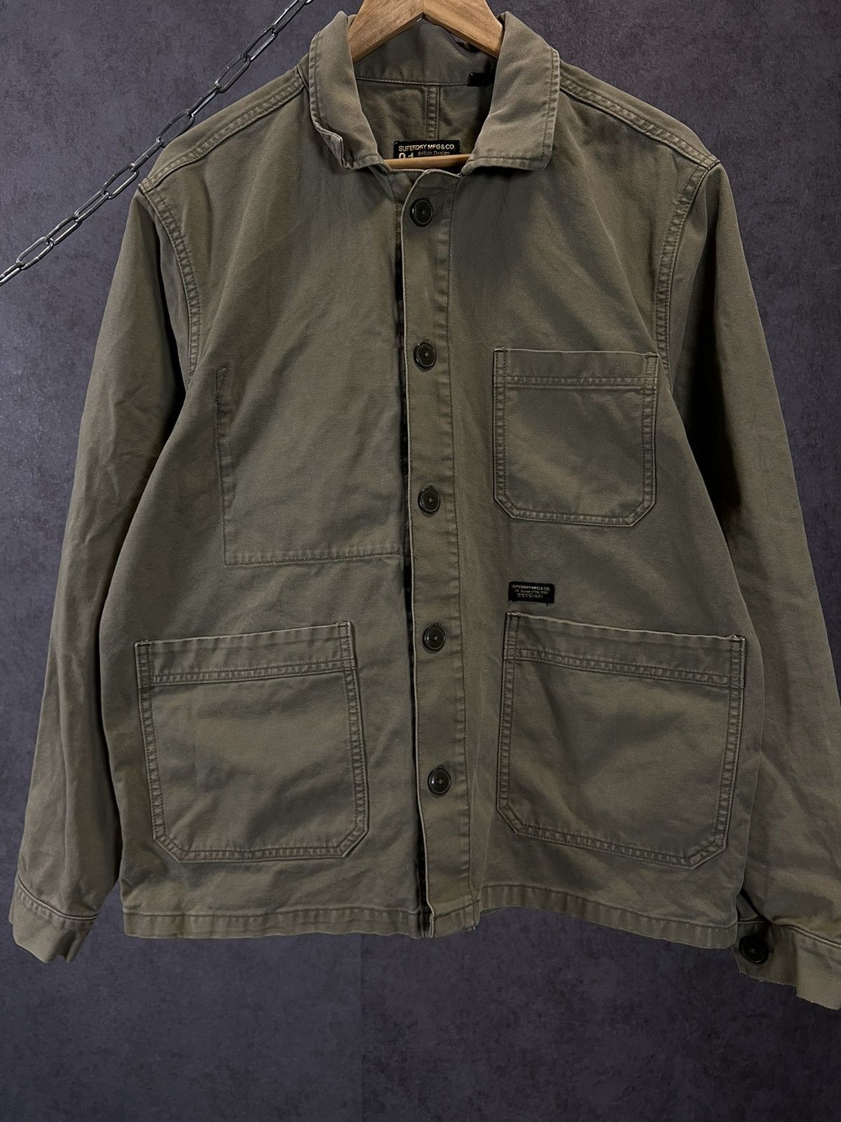 Superdry Superdry military British style jacket Size US L / EU 52-54 / 3 - 4 Thumbnail