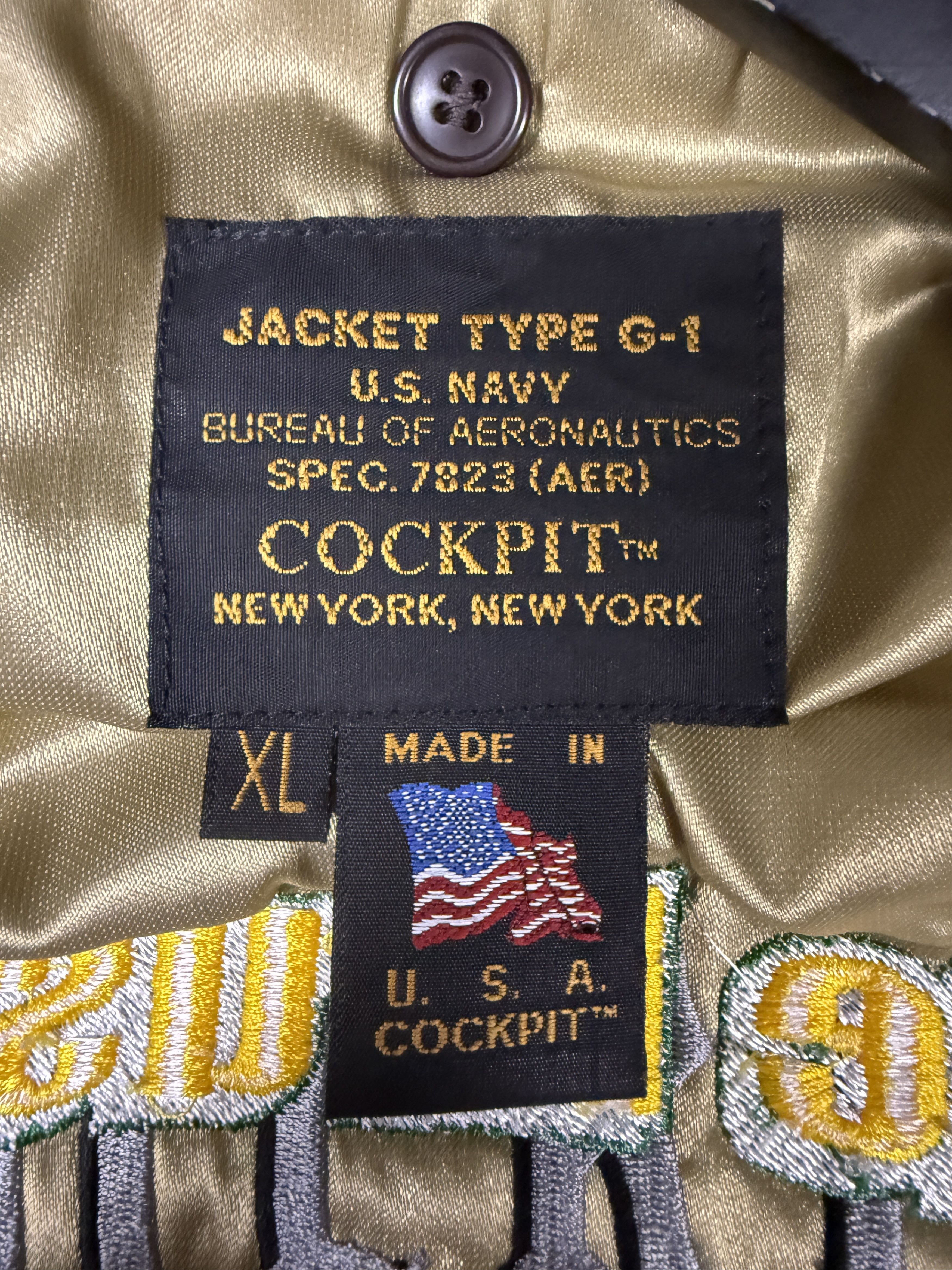 Cockpit USA Cockpit USA Type G-1 Leather Jacket Size US XL / EU 56 / 4 - 3 Thumbnail
