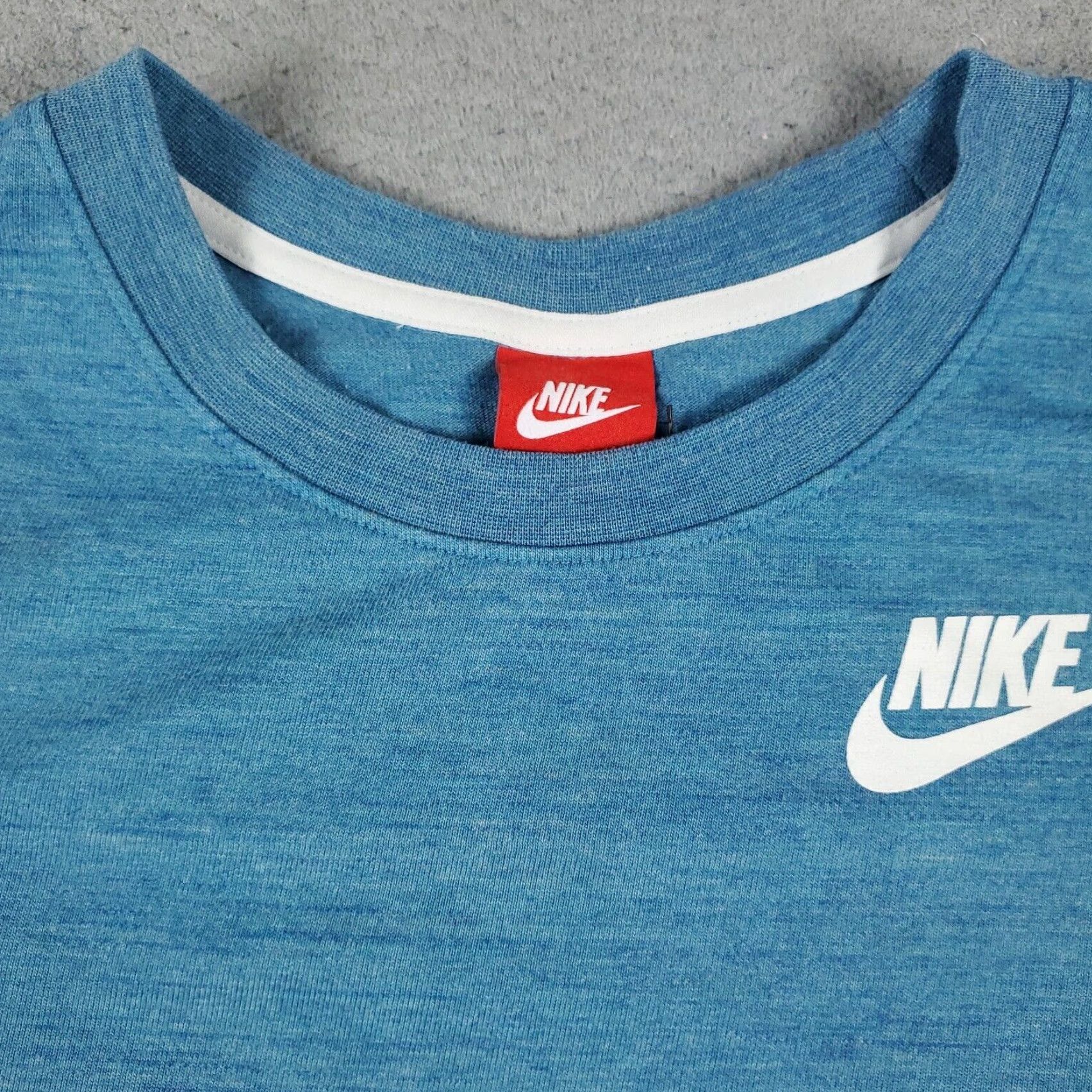 Nike Nike T Shirt Womens Medium Blue Short Sleeve Casual Crew Neck Cotton Blend Womens Size M / US 6-8 / IT 42-44 - 3 Thumbnail