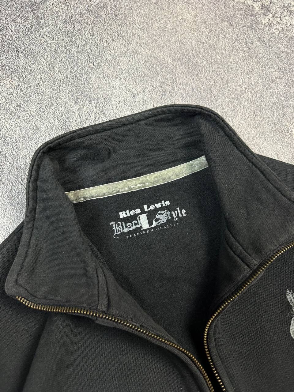 If Six Was Nine Y2K Gothic Full Zip Graphic Print 2000s Style Sweatshirt Size US L / EU 52-54 / 3 - 9 Thumbnail