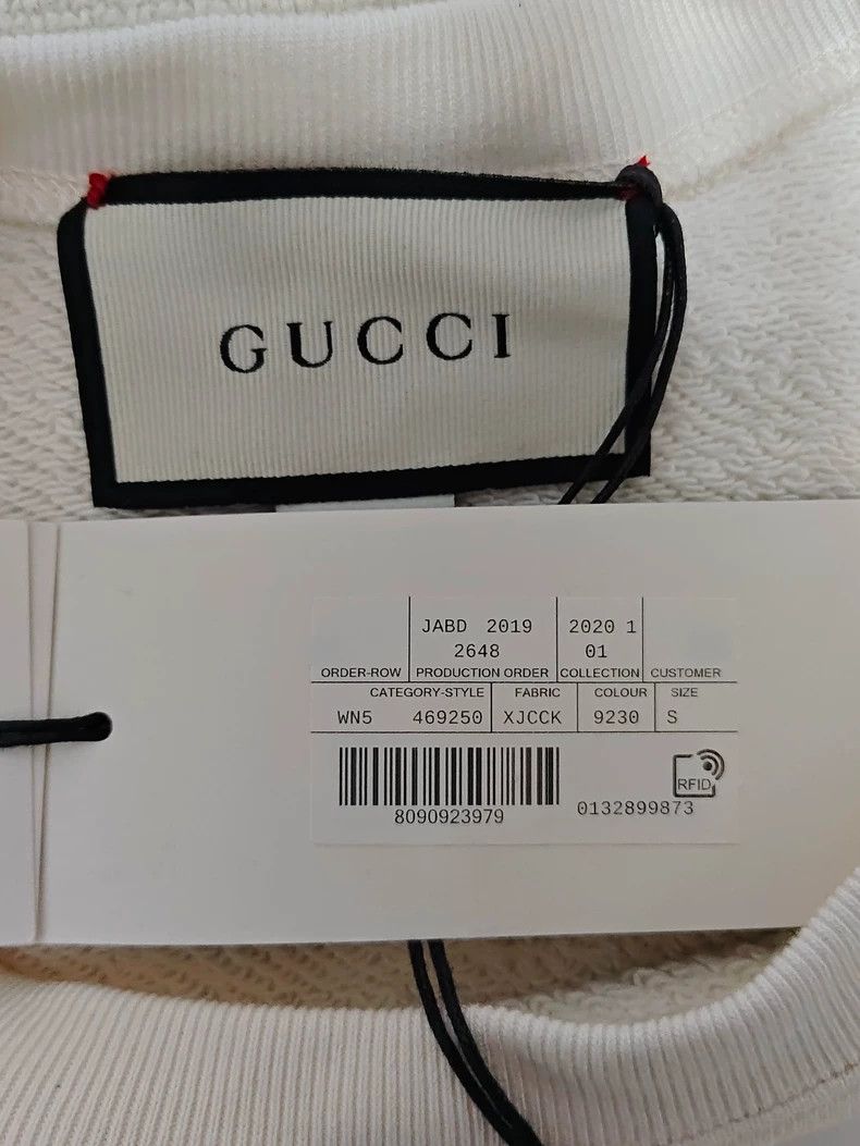 Gucci GucciGG apple print round-neck sweatshirt 2503-Nextarrow Size US S / EU 44-46 / 1 - 4 Thumbnail