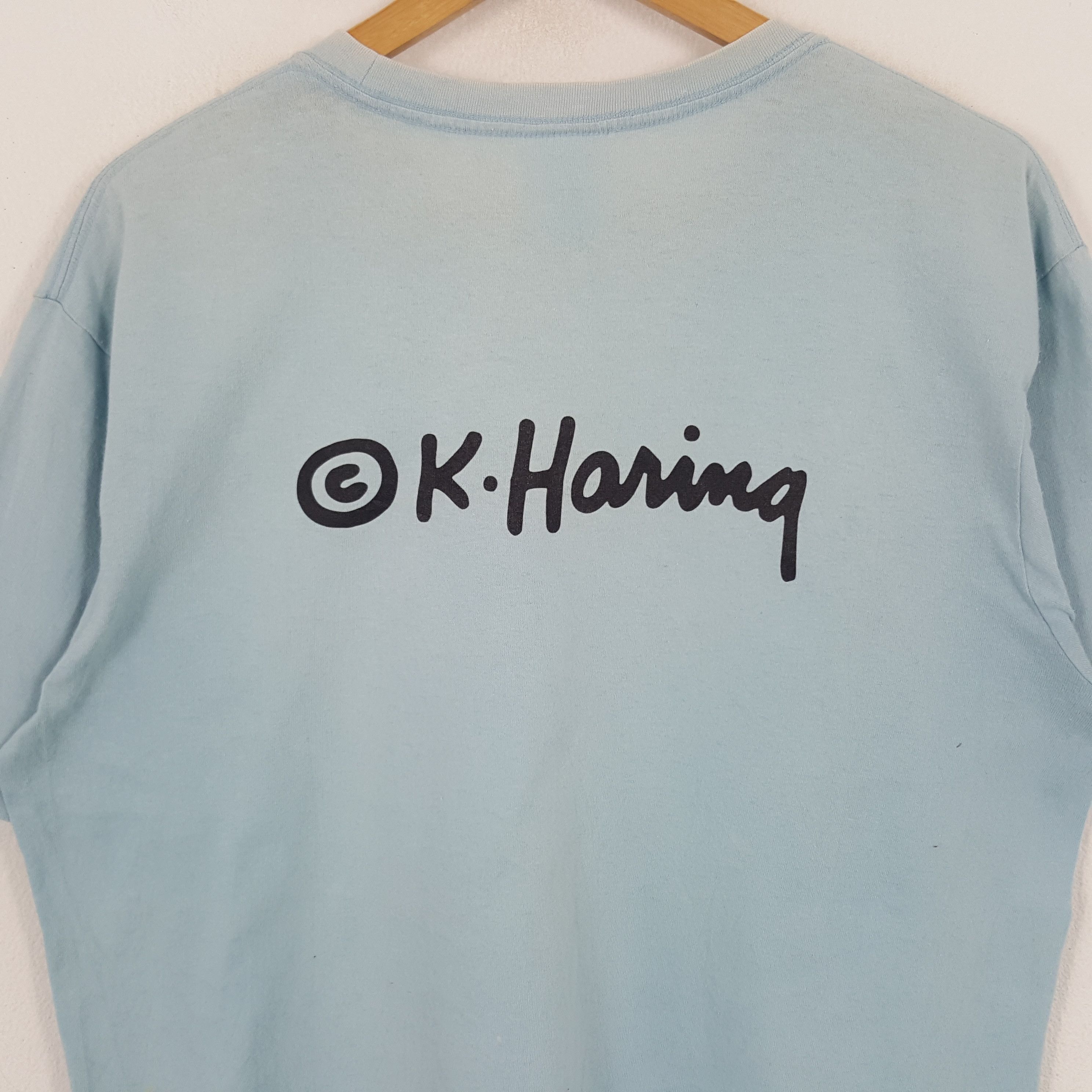Japanese Brand × Keith Haring × Vintage Vintage Keith Haring American Artists Tshirt Size US L / EU 52-54 / 3 - 4 Thumbnail