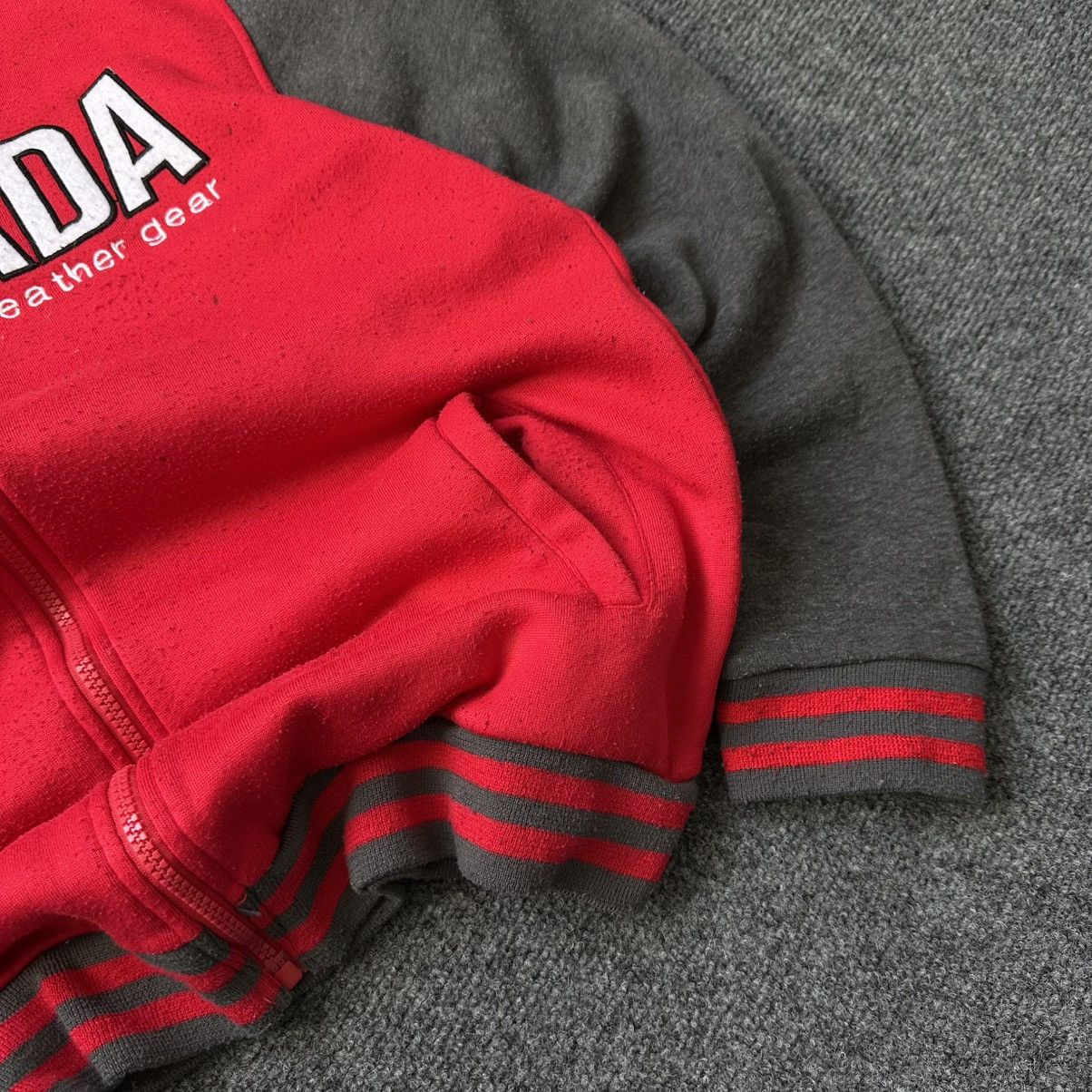 Canada West VTG Mans Zip Sweater Canada Size M 🍁 Big Logo Distressed 00s Size US M / EU 48-50 / 2 - 7 Thumbnail