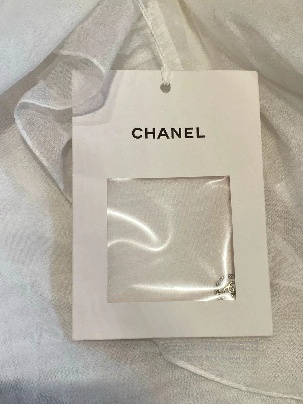 Chanel Chanel 23B White Ruffle Trim Blouse. Size US S / EU 44-46 / 1 - 3 Thumbnail