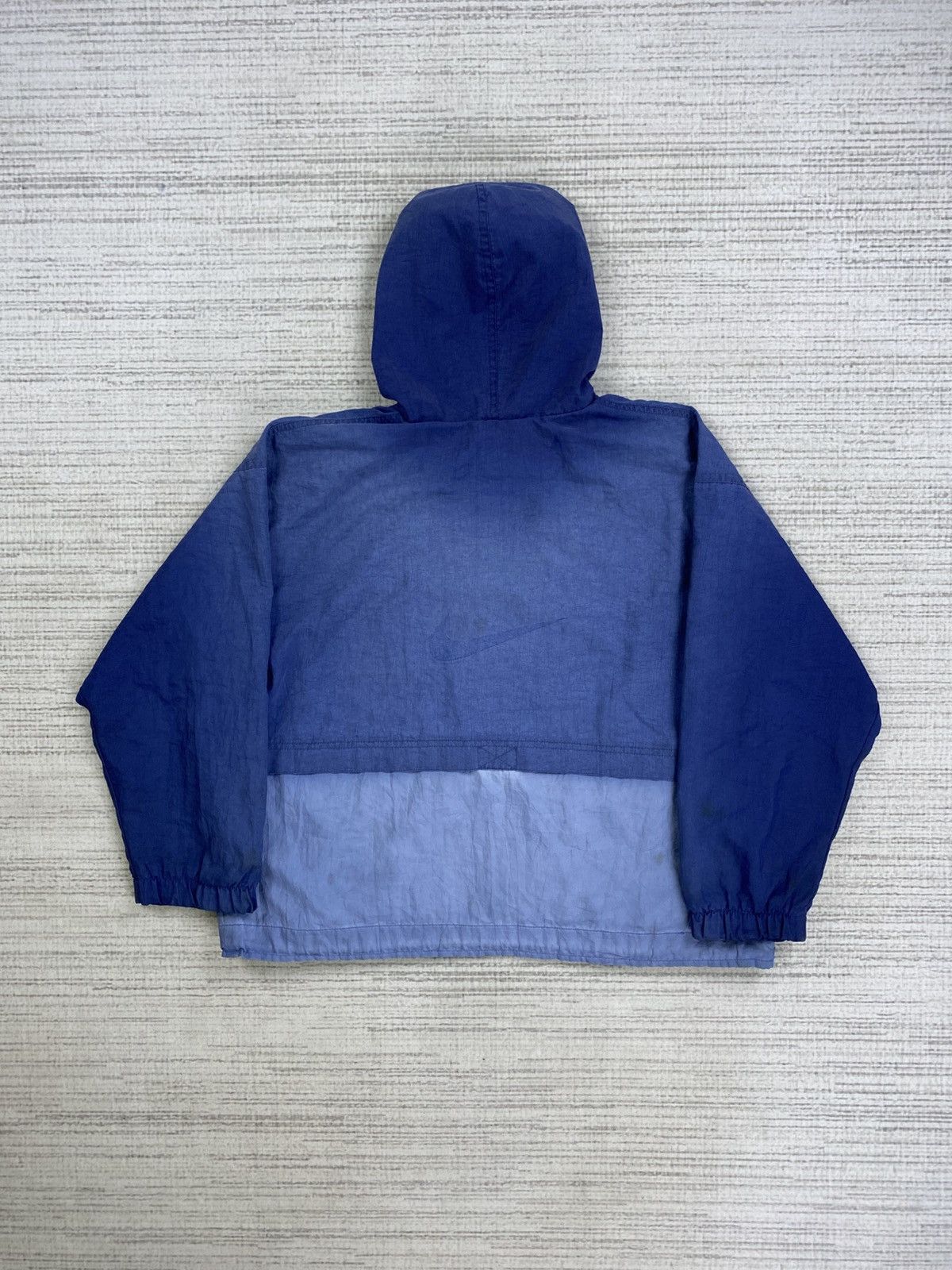 Nike × Vintage Vintage 90 Nike Center Swoosh Anorak Hoodie Jacket Size US M / EU 48-50 / 2 - 2 Thumbnail