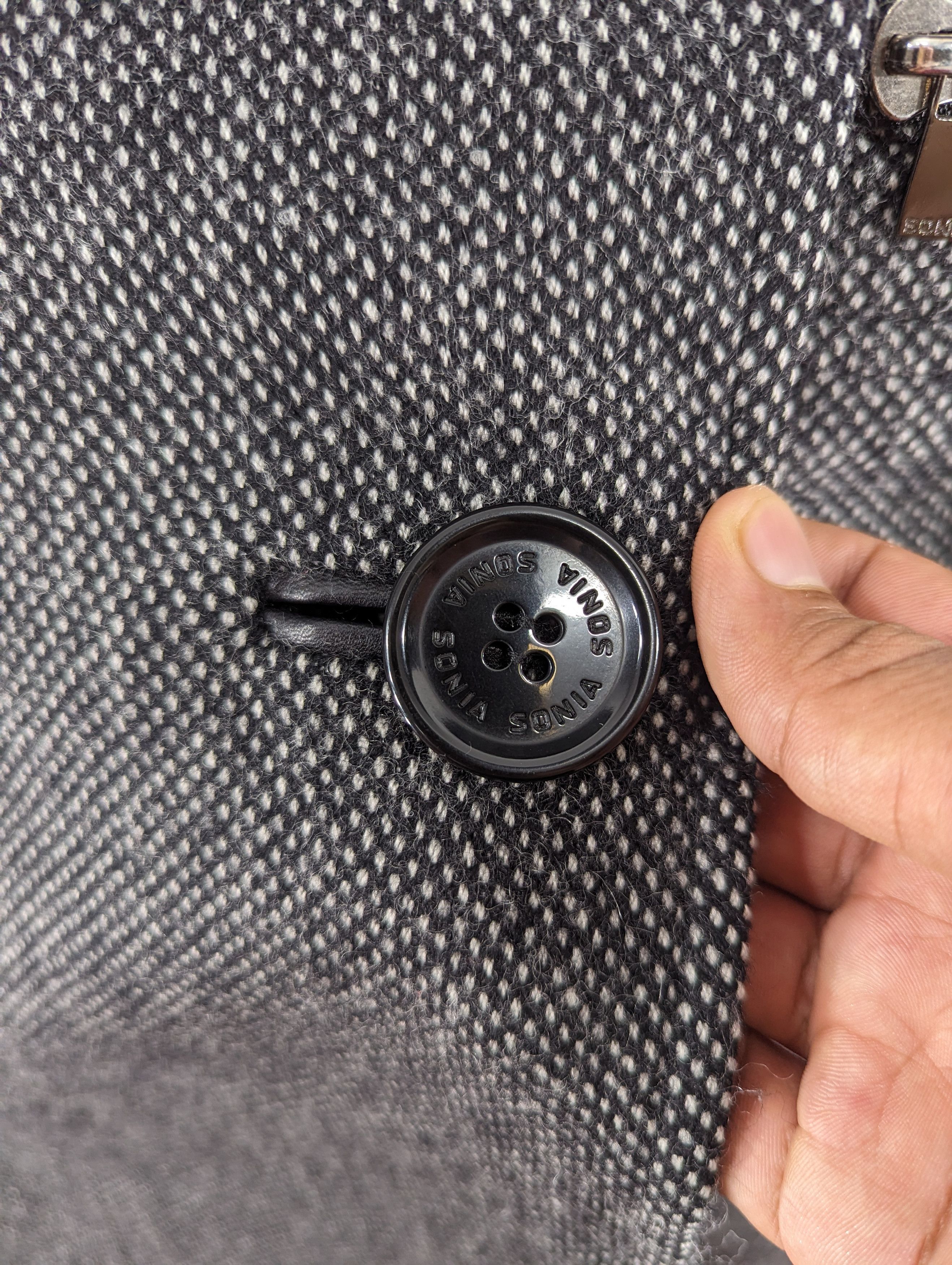 Sonia Rykiel Sonia By Sonia Rykiel Wool Coat Jacket Size XS / US 0-2 / IT 36-38 - 6 Thumbnail