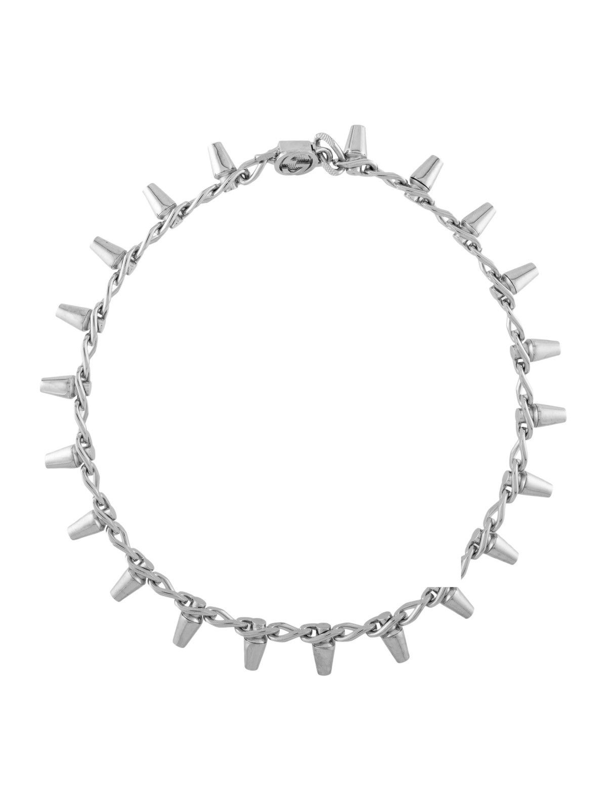 Gucci Gucci Long Necklace With Interlocking GG Studs Size ONE SIZE - 1 Thumbnail