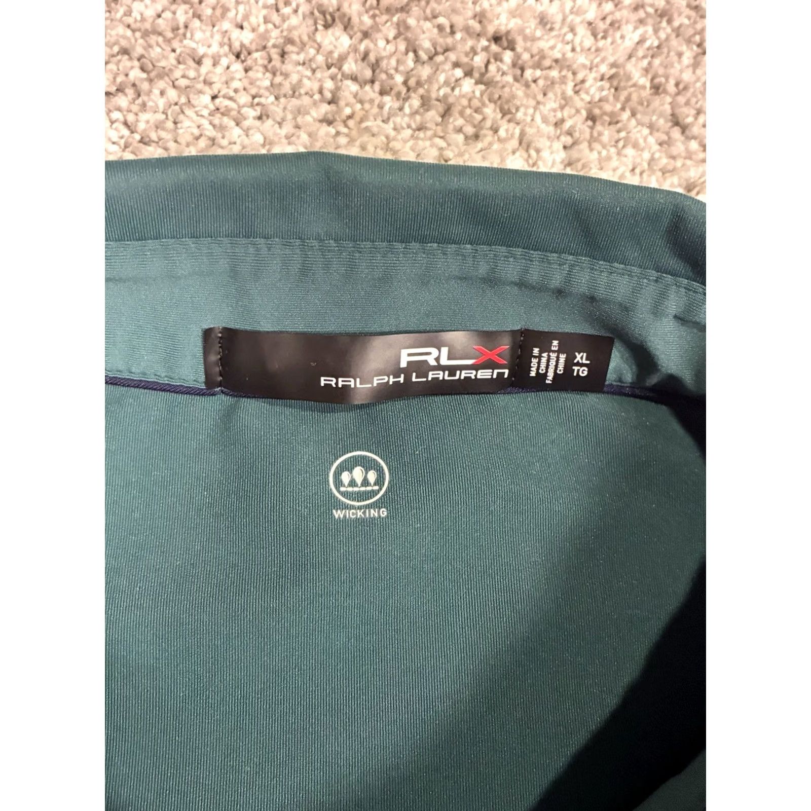 Ralph Lauren Ralph Lauren RLX Polo Men’s XL Green 2018 US Mid Amateur Charlotte Country Club Golf Tennis Performance Size US XL / EU 56 / 4 - 3 Thumbnail