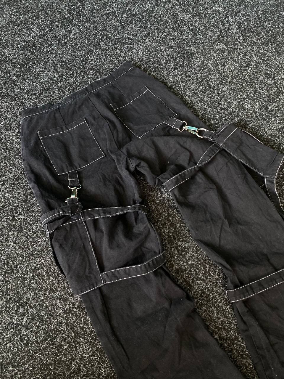 20471120 × Japanese Brand BANDAGE PARACHUTE JUNYA WATANABE STYLE CARGO PANTS JEANS Y2K Size US 30 / EU 46 - 6 Thumbnail