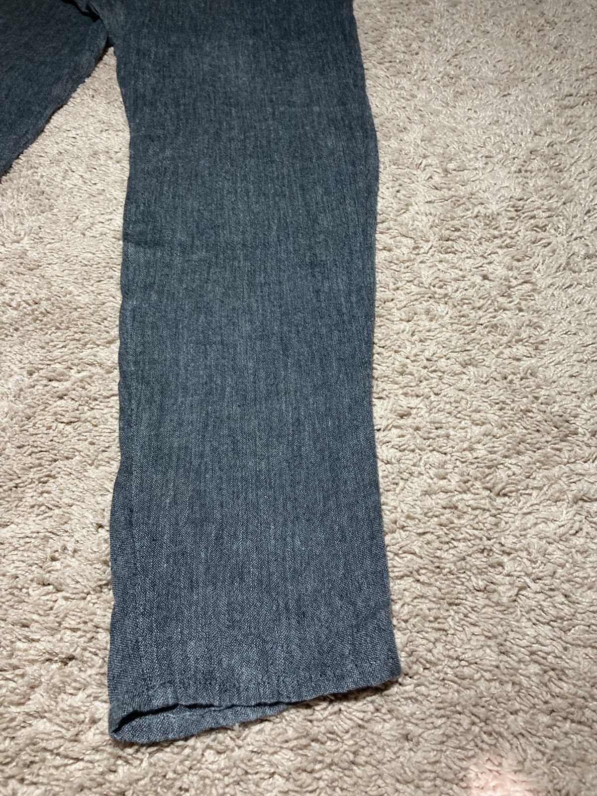 Yohji Yamamoto Sample Yohji Yamamoto Pour Homme Pants Gray Skinny 00s Size US 34 / EU 50 - 3 Thumbnail