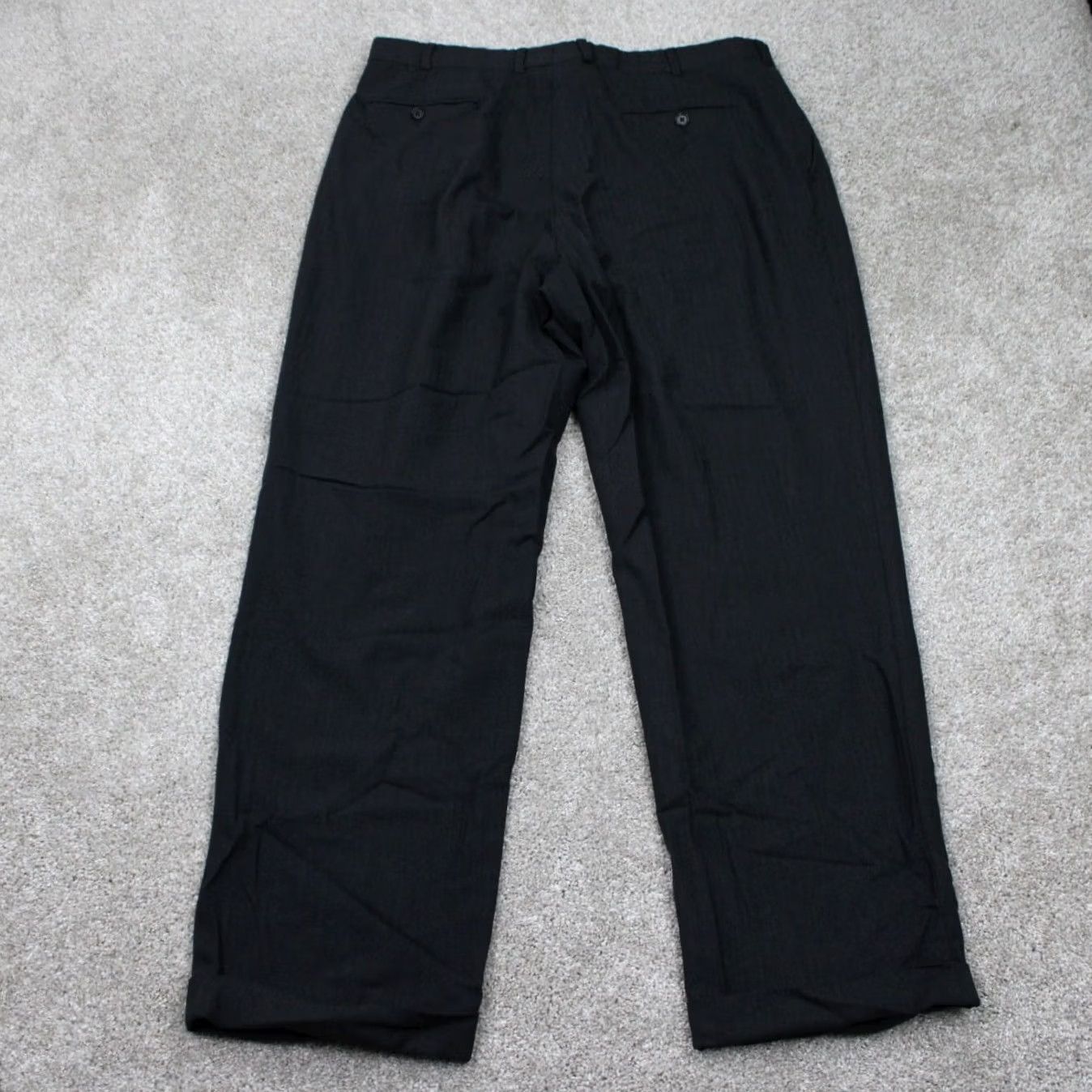 Brooks Brothers Brooks Brothers Dress Pants Mens 40x31 Black Wool Pleated Cuffed Straight Rise 346 Dress Pants Regular Size Type Pants Mens Black Brooks Brothers Size US 40 / EU 56 - 6 Thumbnail