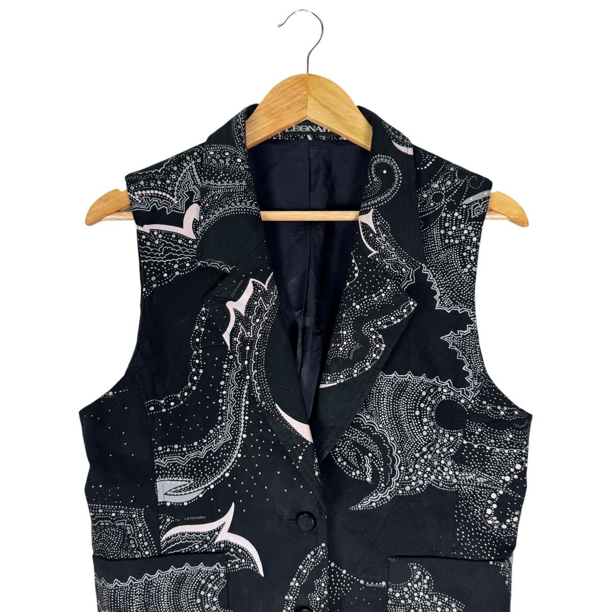 Leonard Paris 🌟LEONARD PAISLEY ART VEST Size M / US 6-8 / IT 42-44 - 2 Thumbnail