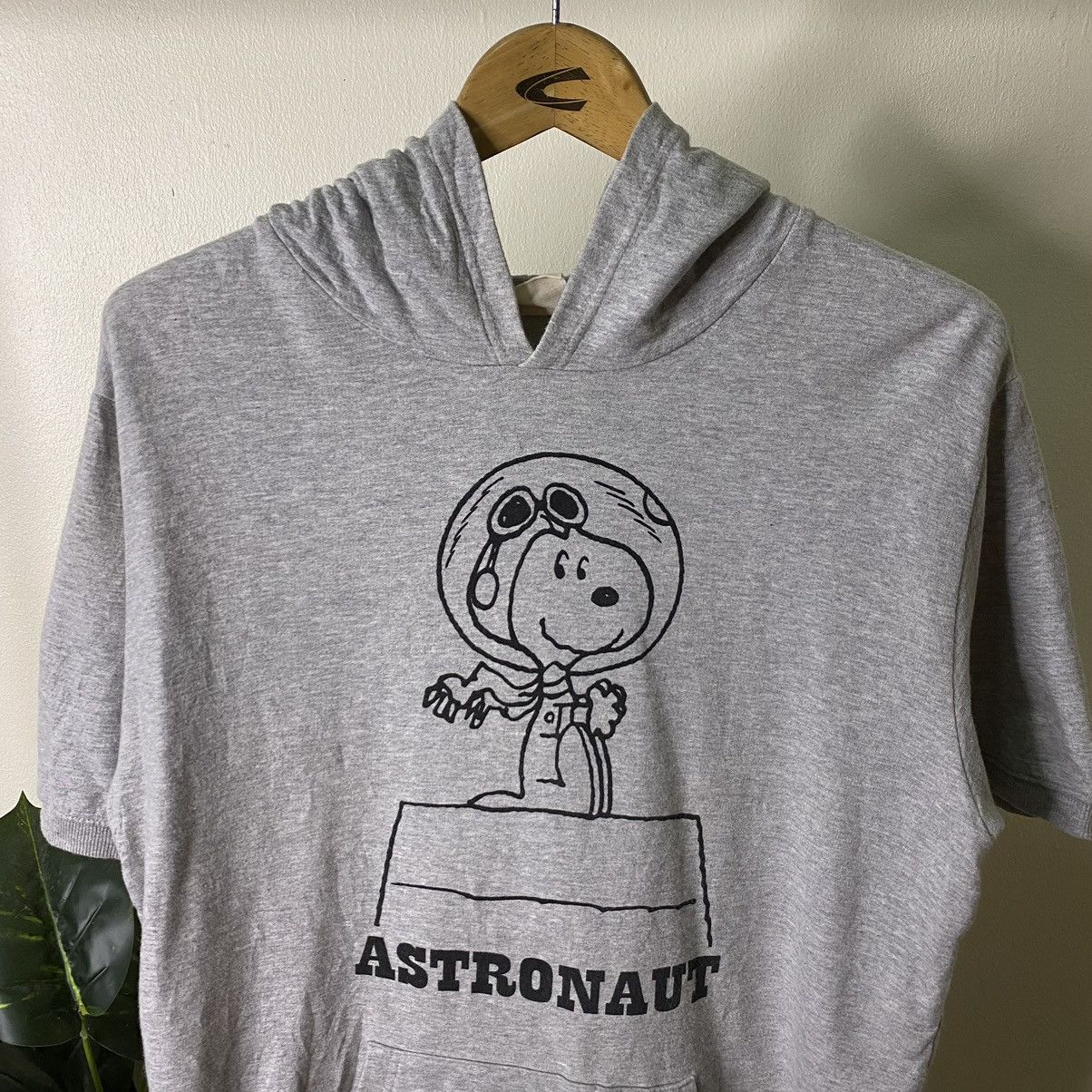 Cartoon Network × Peanuts × Vintage Vintage Peanuts Snoopy Astronaut S/S Hoodie Size US L / EU 52-54 / 3 - 2 Thumbnail