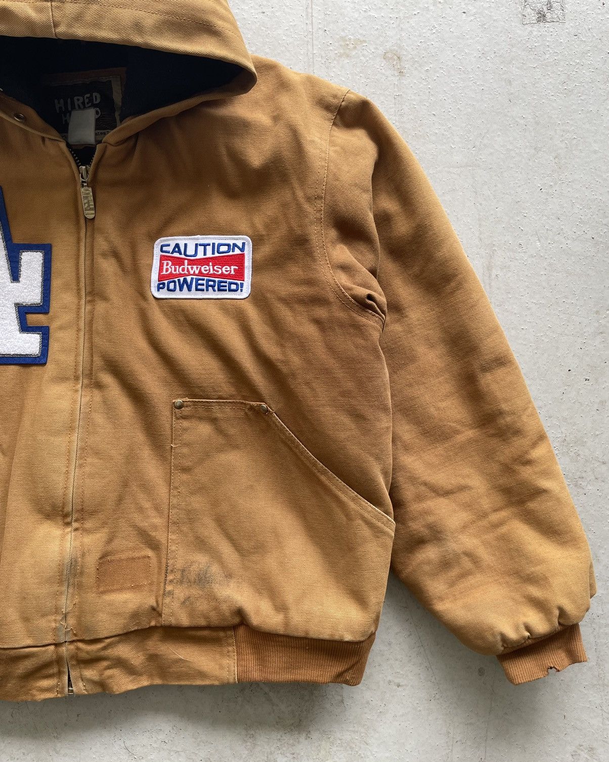 Carhartt × Vintage Crazy Rare Vintage Boxy Patchwork Carhartt Style Work Jacket Size US L / EU 52-54 / 3 - 4 Thumbnail