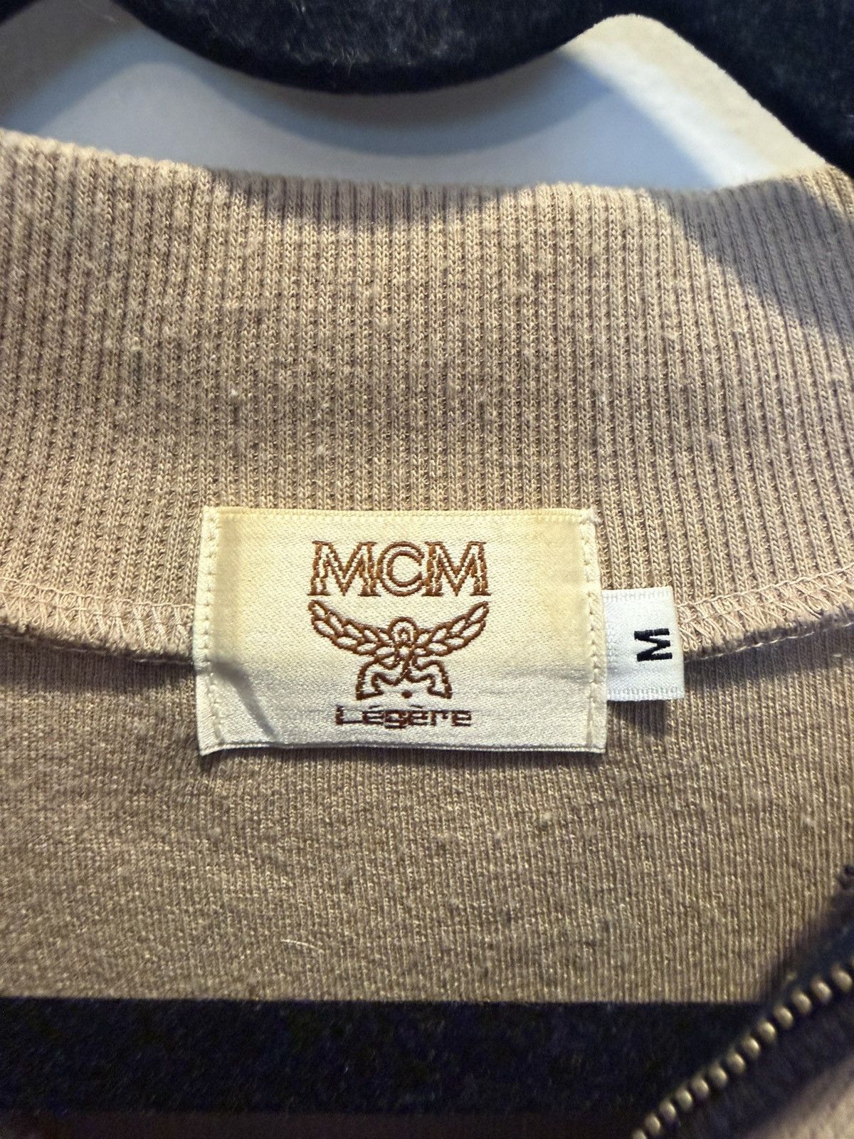 MCM Rare Vintage MCM Quarter-Zip - Beige- Size M Size US M / EU 48-50 / 2 - 3 Thumbnail