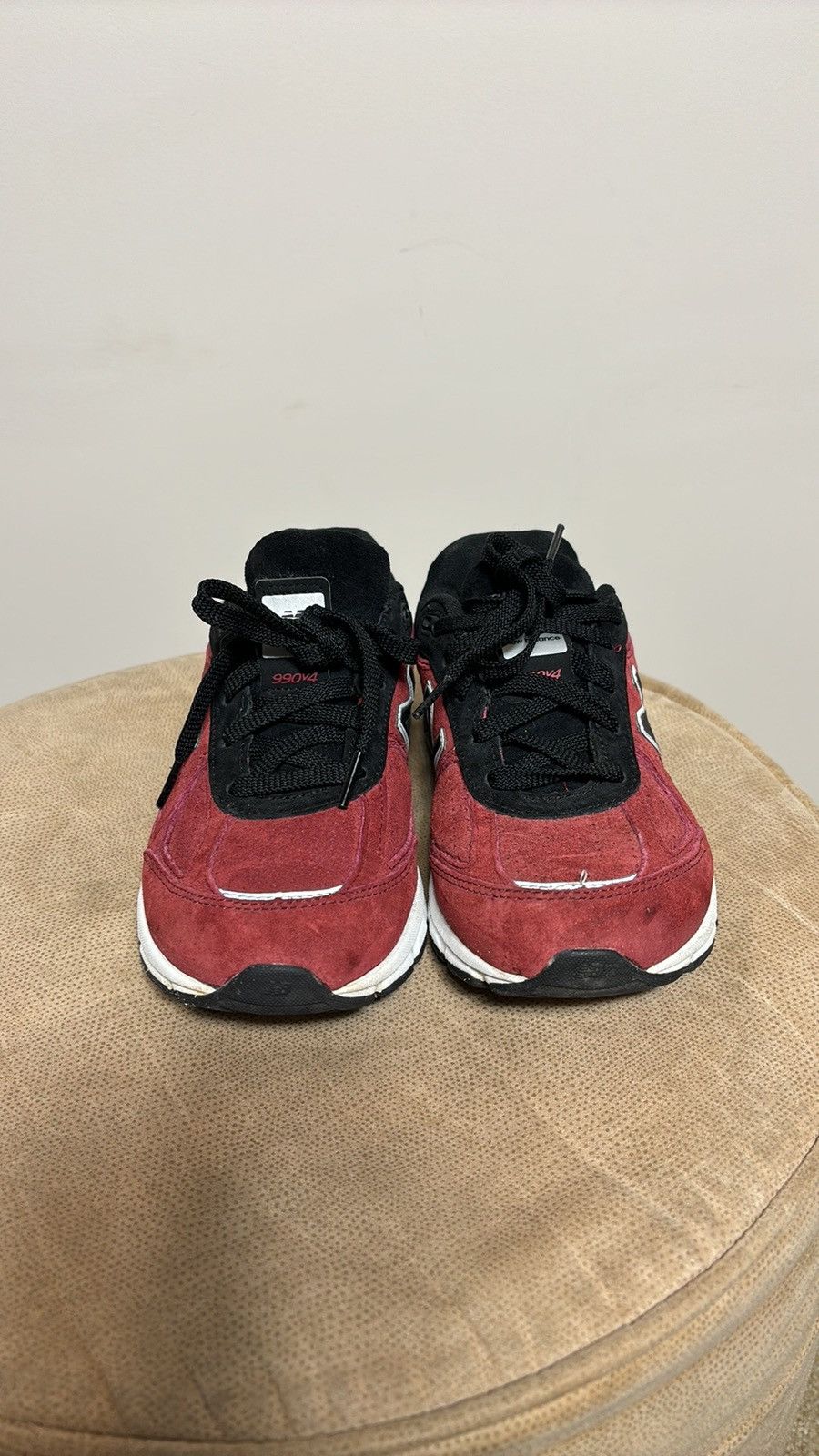 New Balance New Balance 990v4 Dark Red KJ990R4G Size US 5.5 / EU 38 - 2 Thumbnail