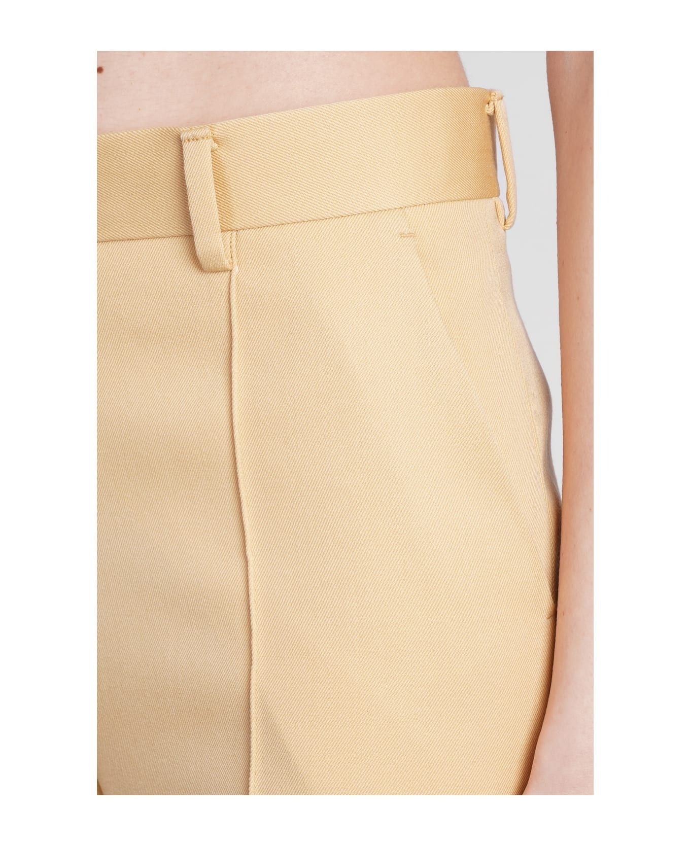 Lanvin o1y0326 Casual Pant in Beige Size 27" / US 4 / IT 40 - 5 Thumbnail